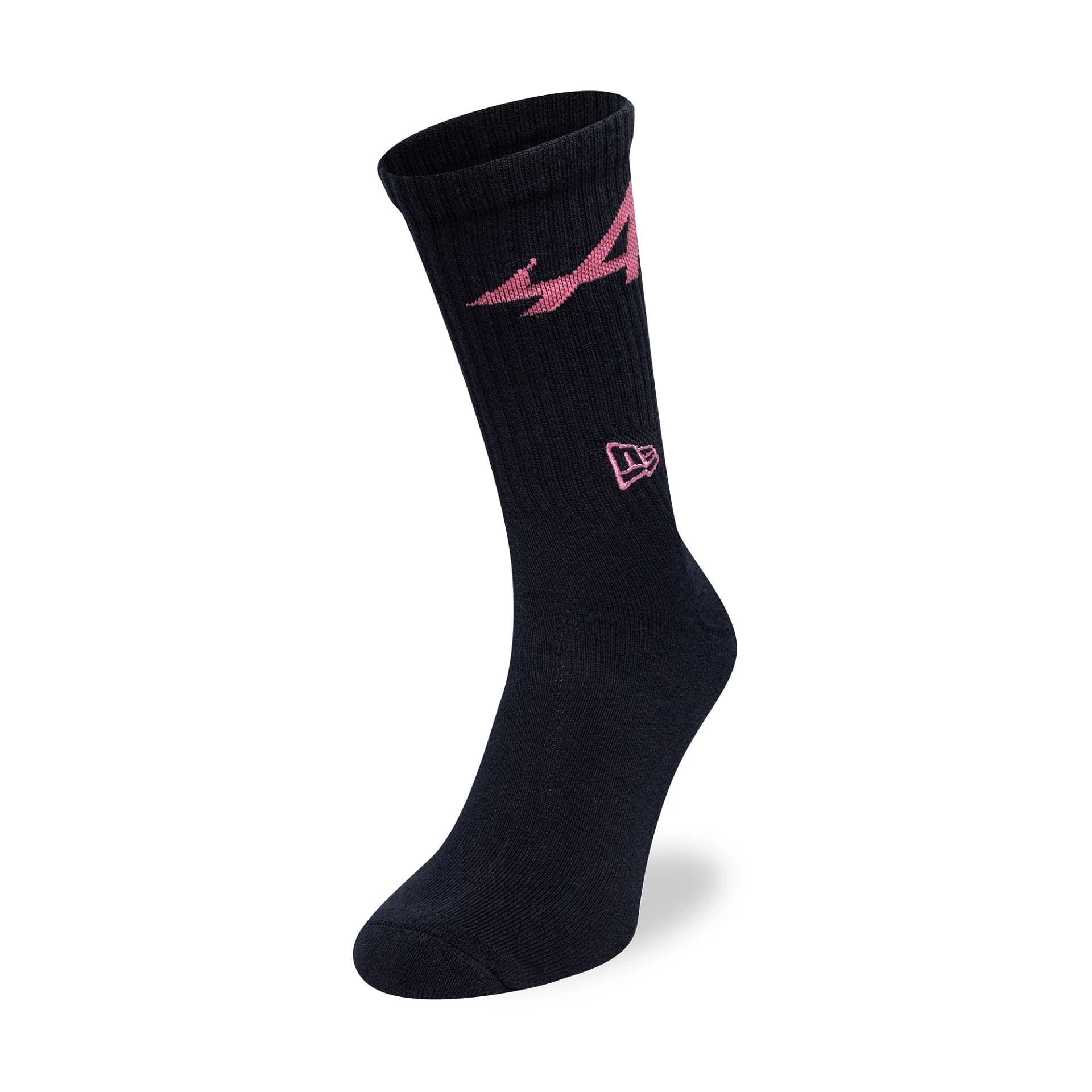 Alpine Racing Alpine Logo Navy 3 Pack Crew Socks - Image 3