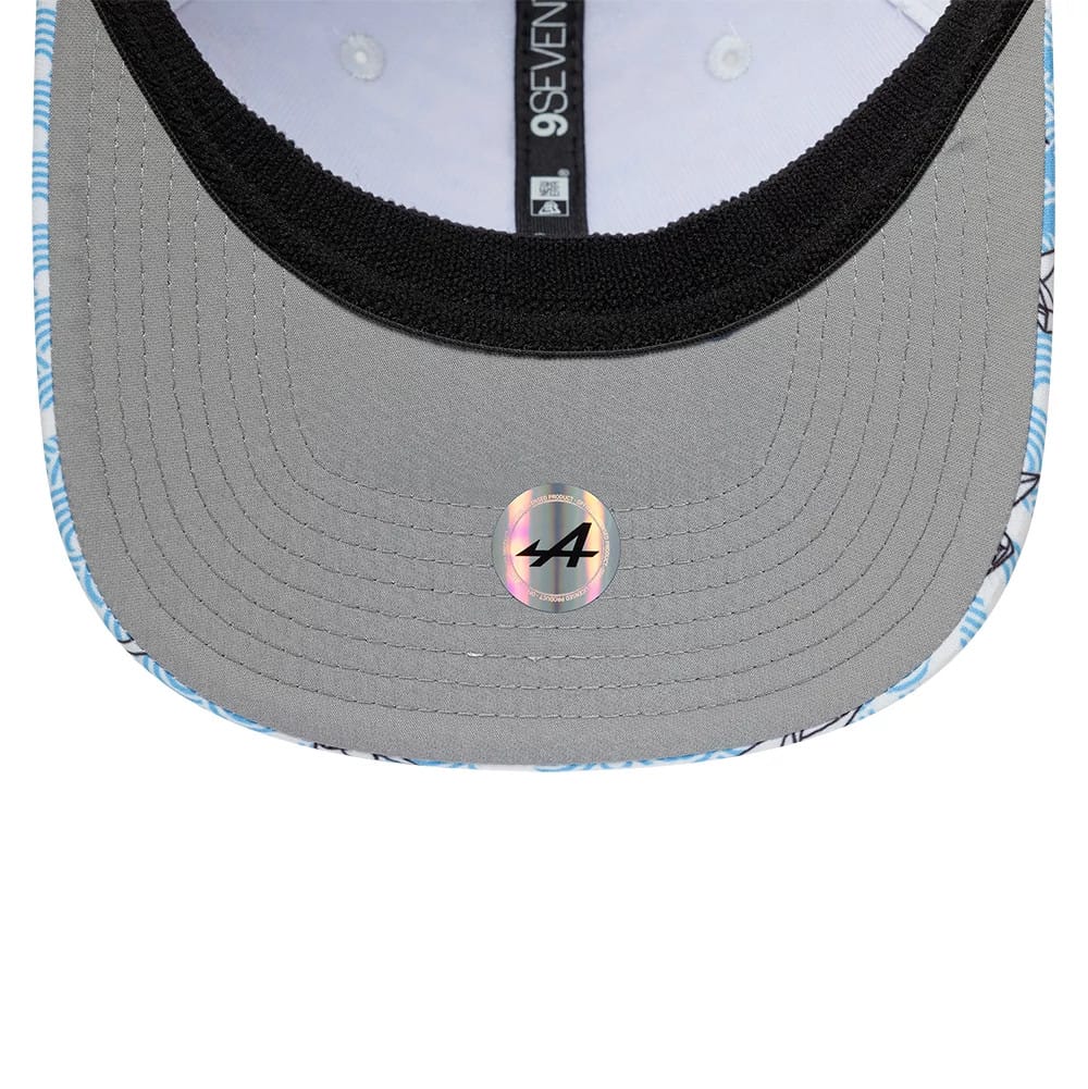 Alpine Racing Japan Race Special White 9SEVENTY Stretch Snap Adjustable Cap - Image 2