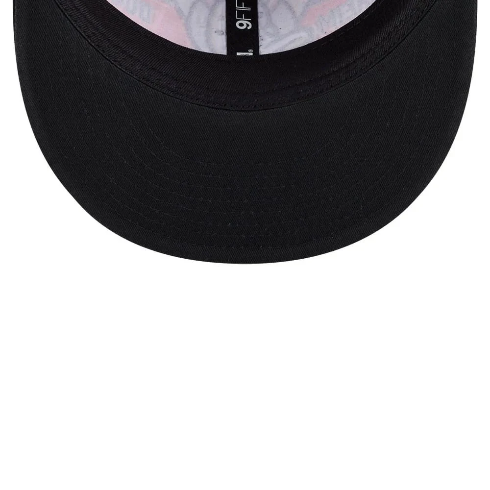 Anaheim Ducks NHL Team Stripes Orange Retro Crown 9FIFTY Adjustable Cap - Image 7
