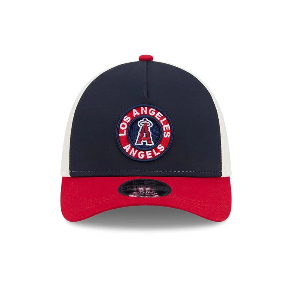 Angels MLB City Connect Navy 39THIRTY M-Crown A-Frame Stretch Fit Cap - Image 3