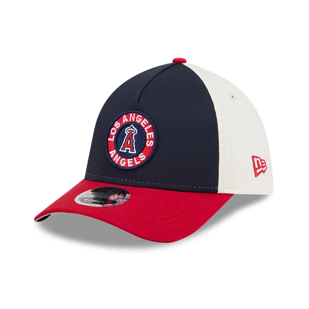 Angels MLB City Connect Navy 39THIRTY M-Crown A-Frame Stretch Fit Cap - Image 4