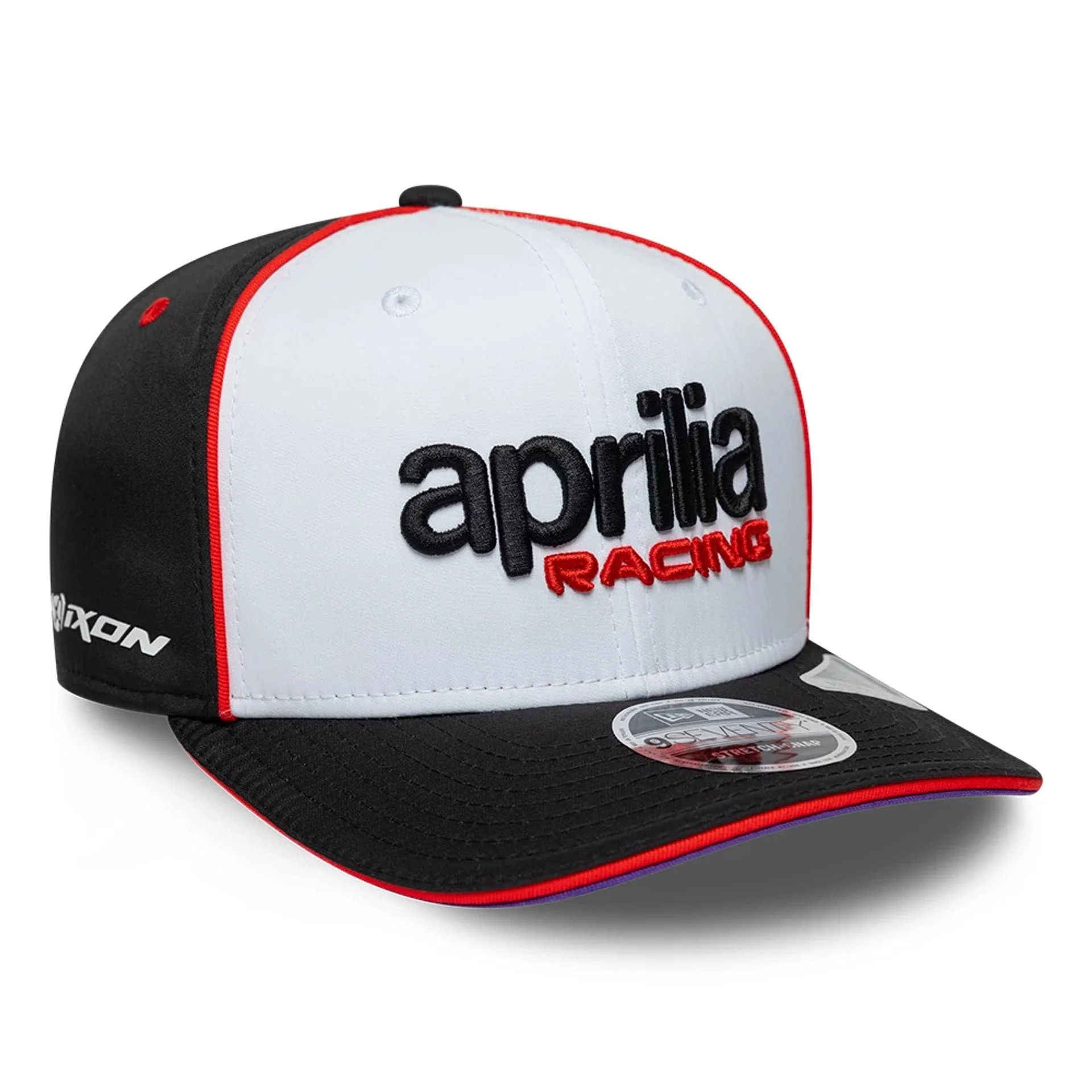 Aprilia Team White 9SEVENTY Stretch Snap Adjustable Cap