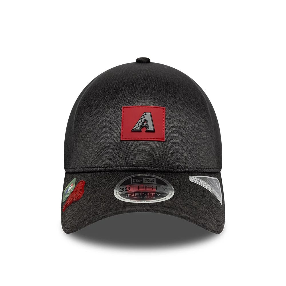 Arizona Diamondbacks MLB Clubhouse Black 39THIRTY Infinity Stretch Fit Cap - Image 2