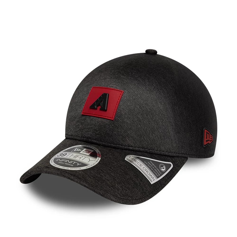 Arizona Diamondbacks MLB Clubhouse Black 39THIRTY Infinity Stretch Fit Cap - Image 3
