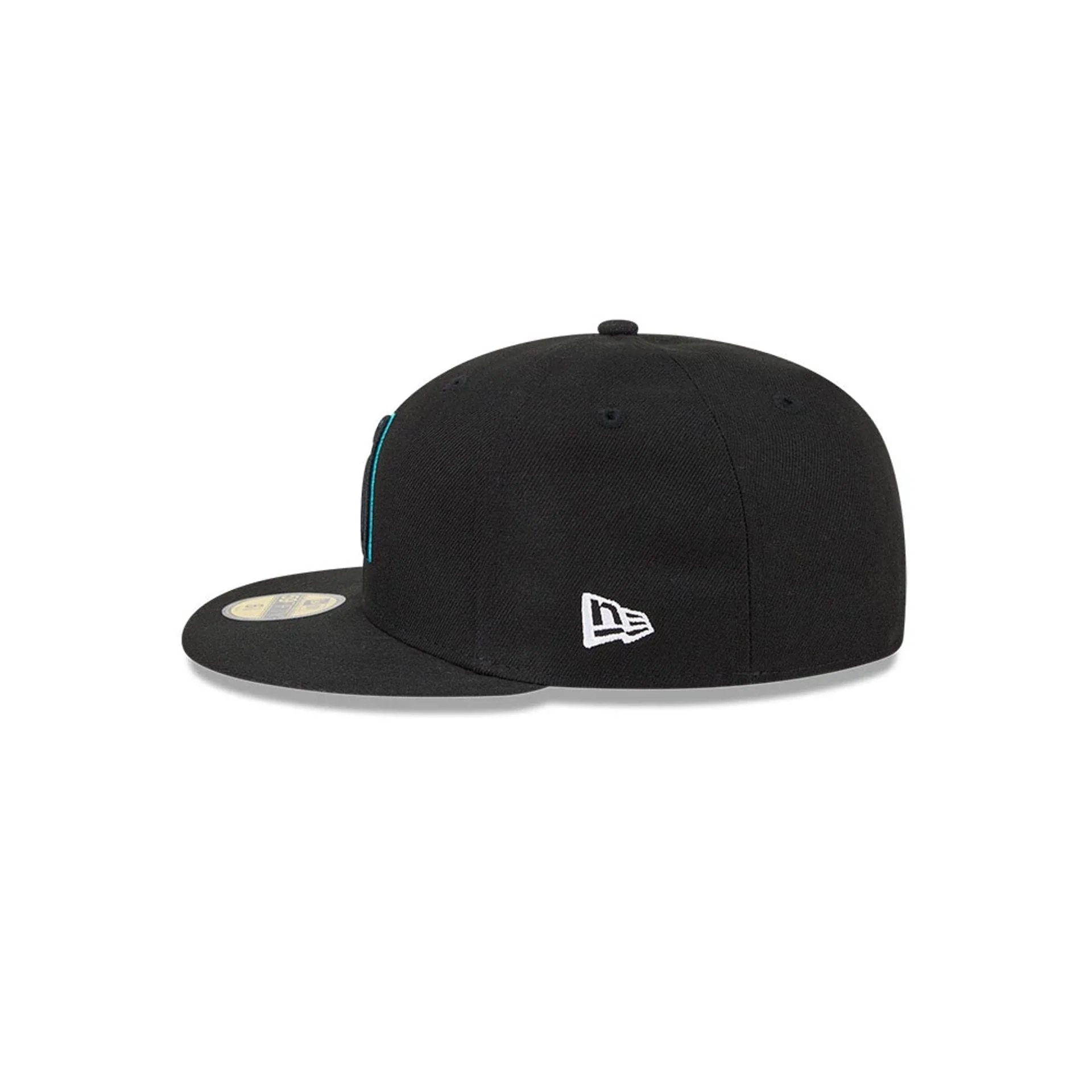 Arizona Diamondbacks MLB Hidden Hit Black 59FIFTY Fitted Cap - Image 6
