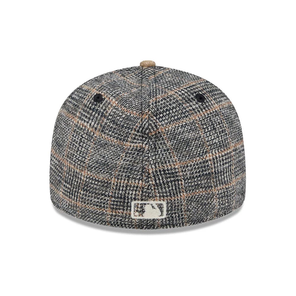 Arizona Diamondbacks MLB Vintage Tweed Open Blue Retro Crown 59FIFTY Fitted Cap - Image 5