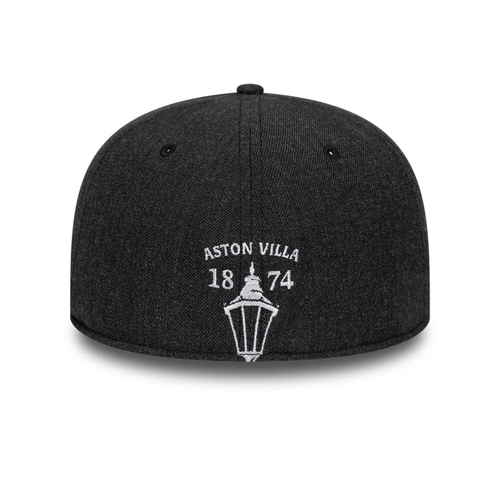 Aston Villa FC Gas Lamp Black 59FIFTY Fitted Cap - Image 4