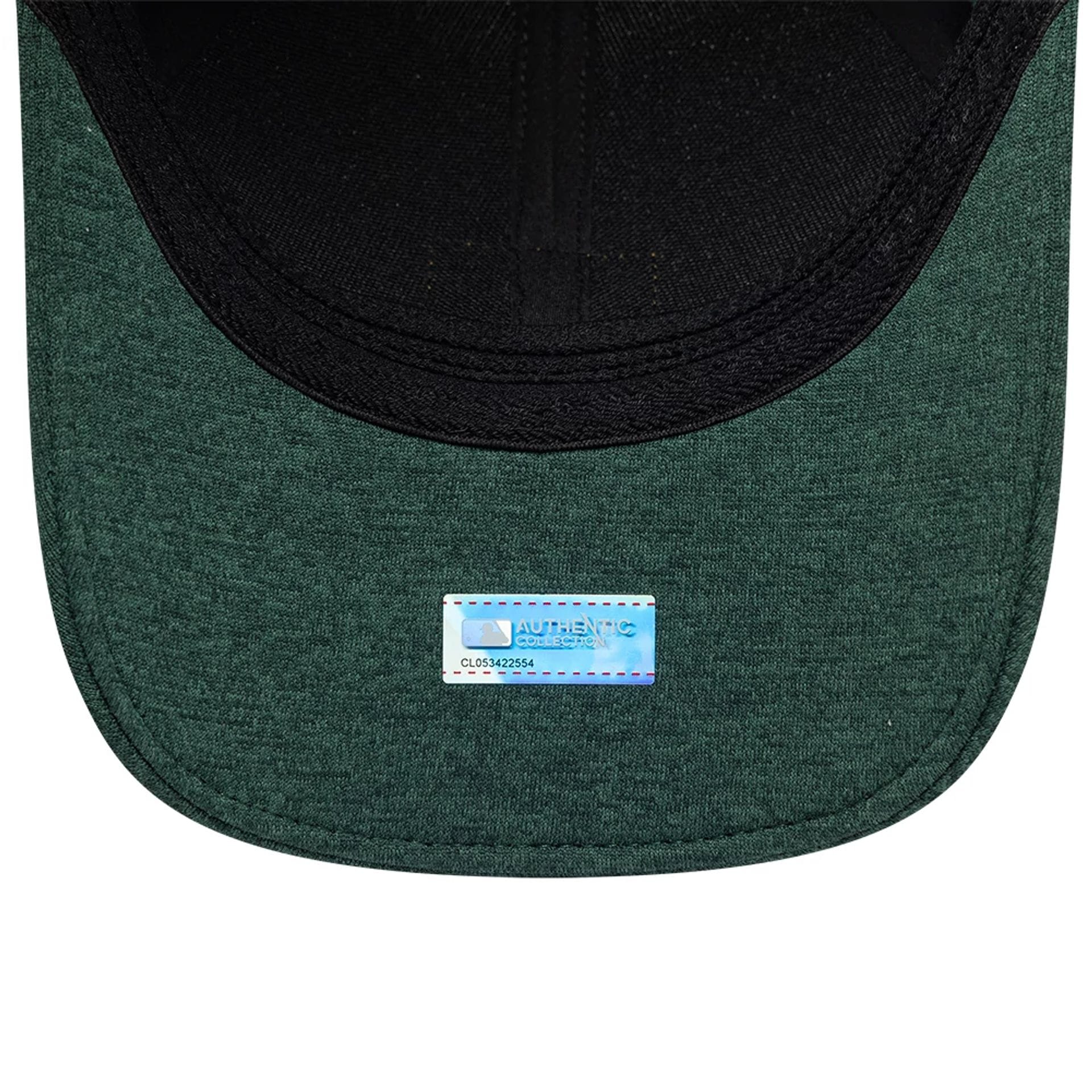 Athletics MLB Clubhouse Dark Green 39THIRTY Infinity Stretch Fit Cap - Image 7