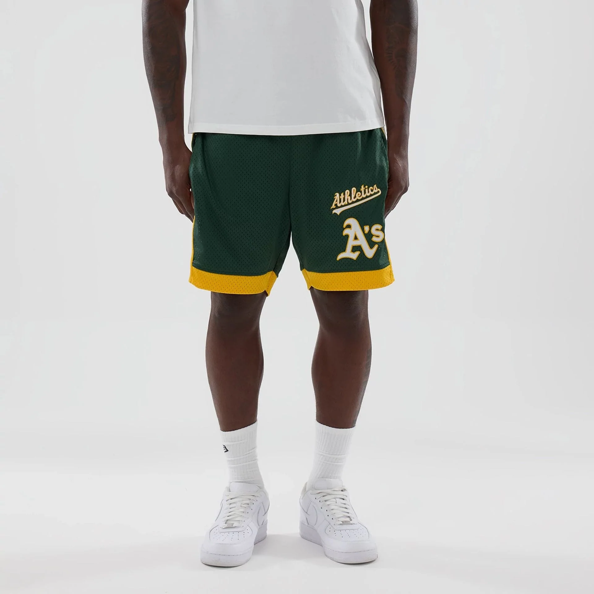 Athletics MLB Dark Green Mesh Shorts