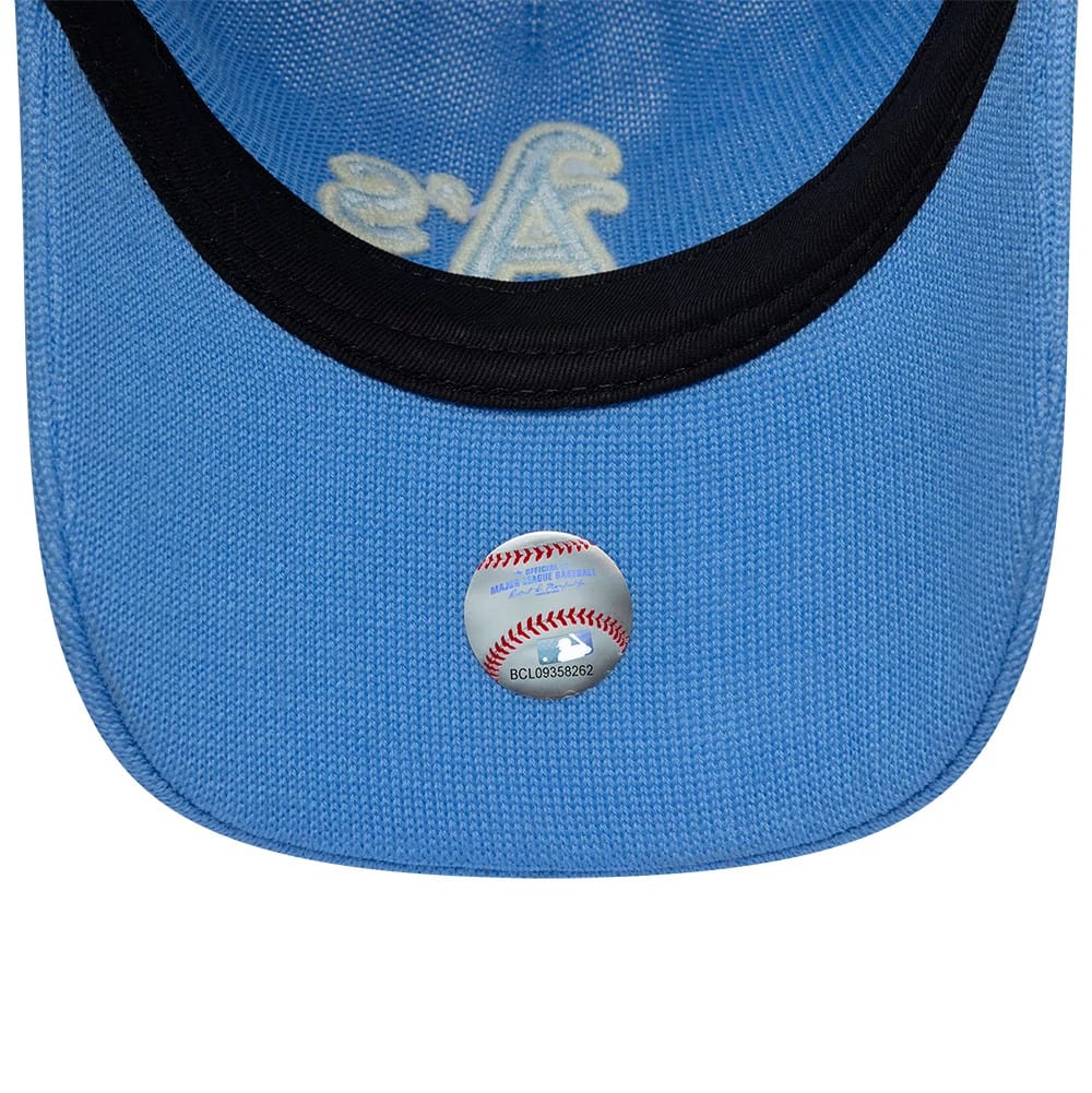 Athletics MLB Merino Wool Pastel Blue 9TWENTY Adjustable Cap - Image 7