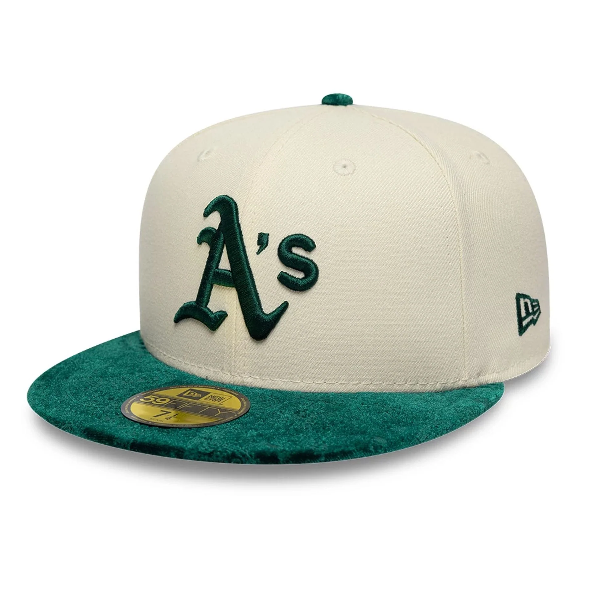 Athletics MLB Paisley Visor Cream 59FIFTY Fitted Cap