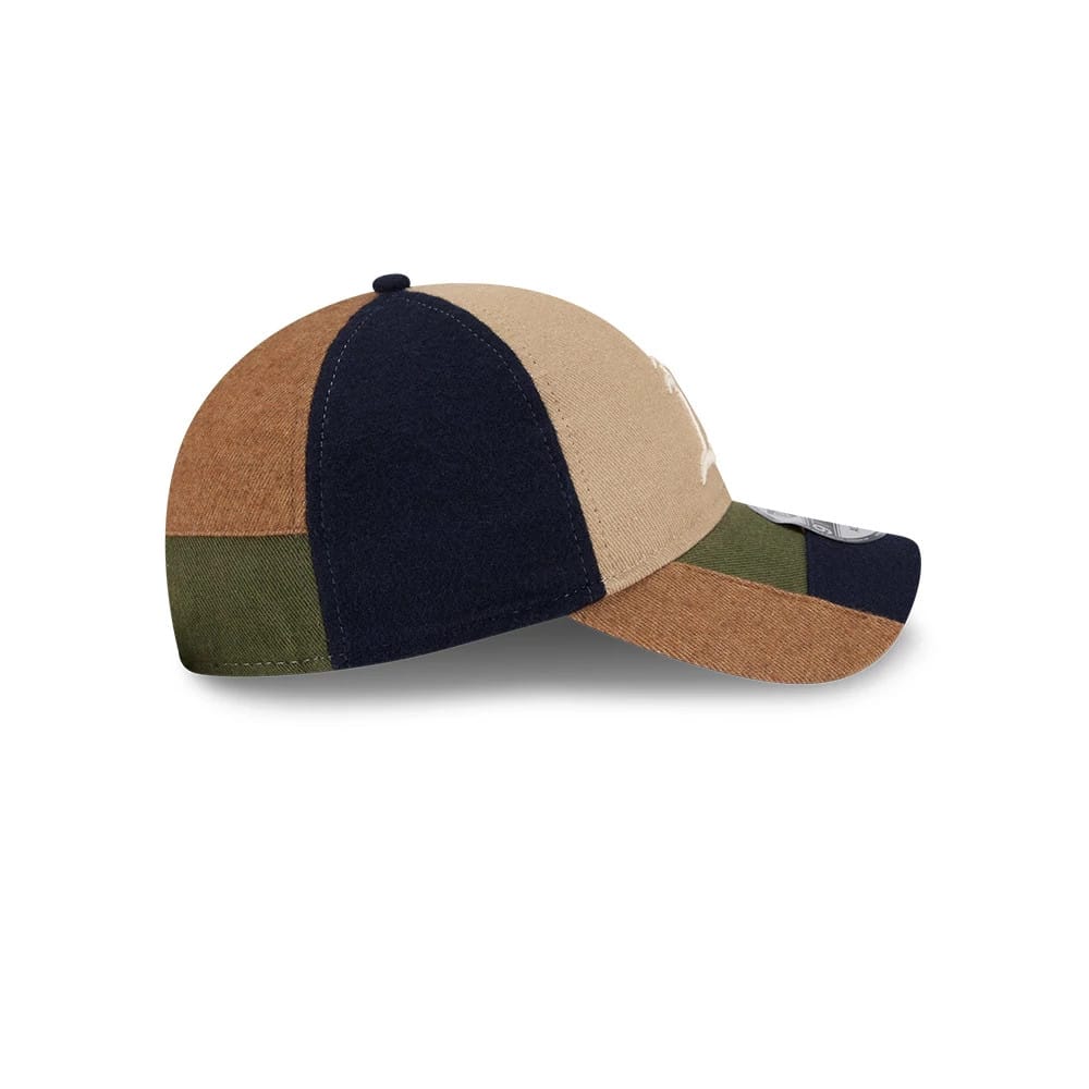 Athletics MLB Patchwork Open Brown 9TWENTY Adjustable Cap - Image 6