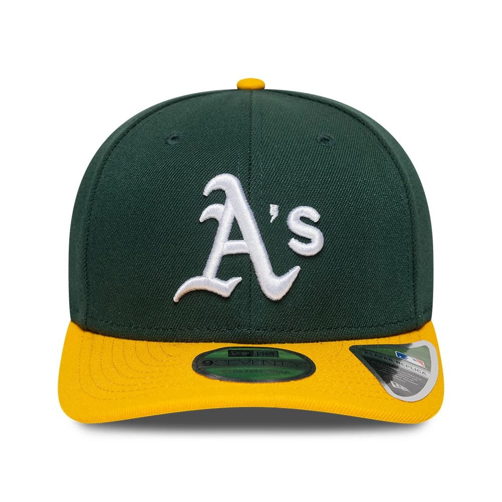 Athletics MLB Player Replica Dark Green 9SEVENTY Stretch Snap Adjustable Cap - Image 2