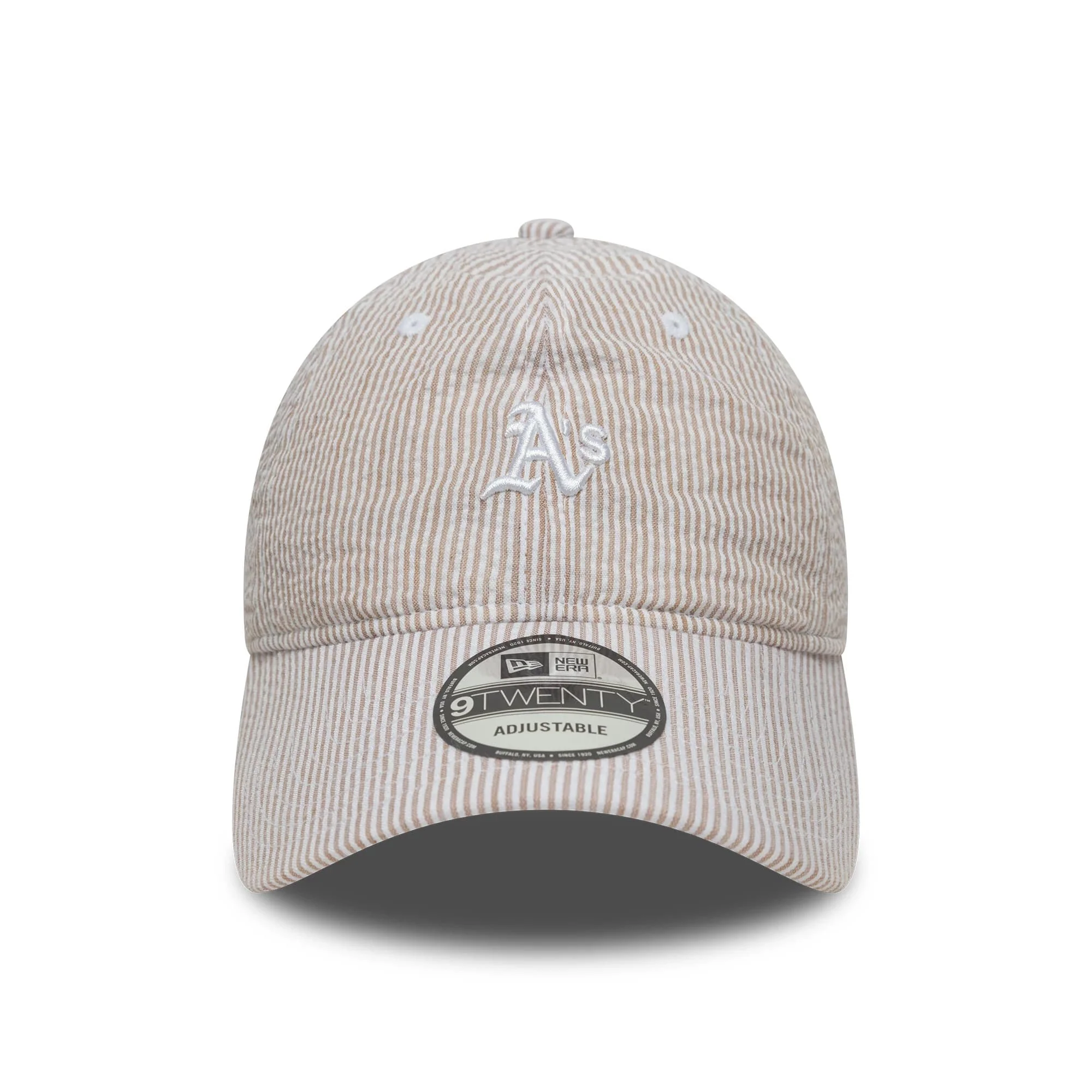 Athletics MLB Seersucker Light Beige 9TWENTY Adjustable Cap - Image 2