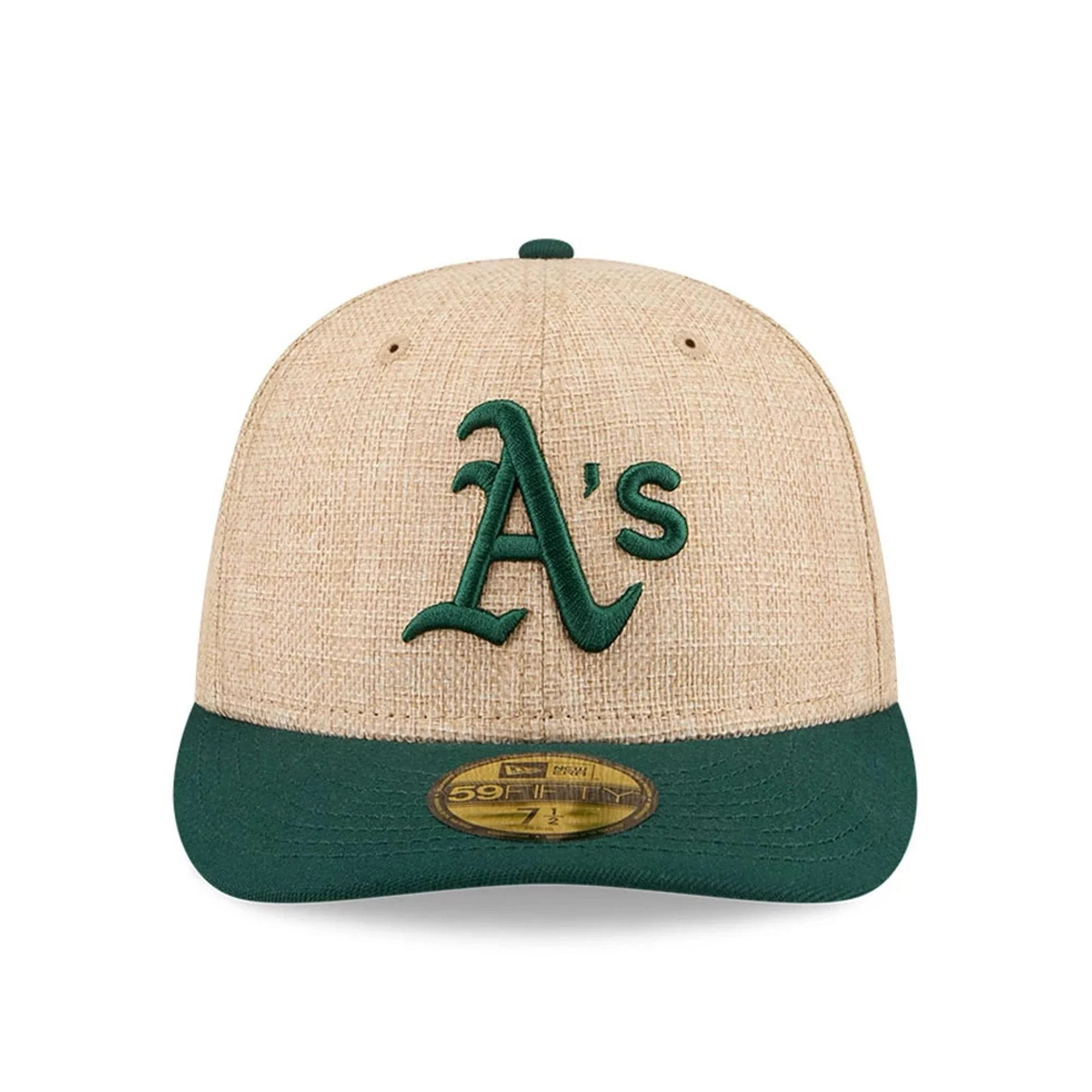 Athletics MLB Twine Beige 59FIFTY Fitted Cap - Image 3