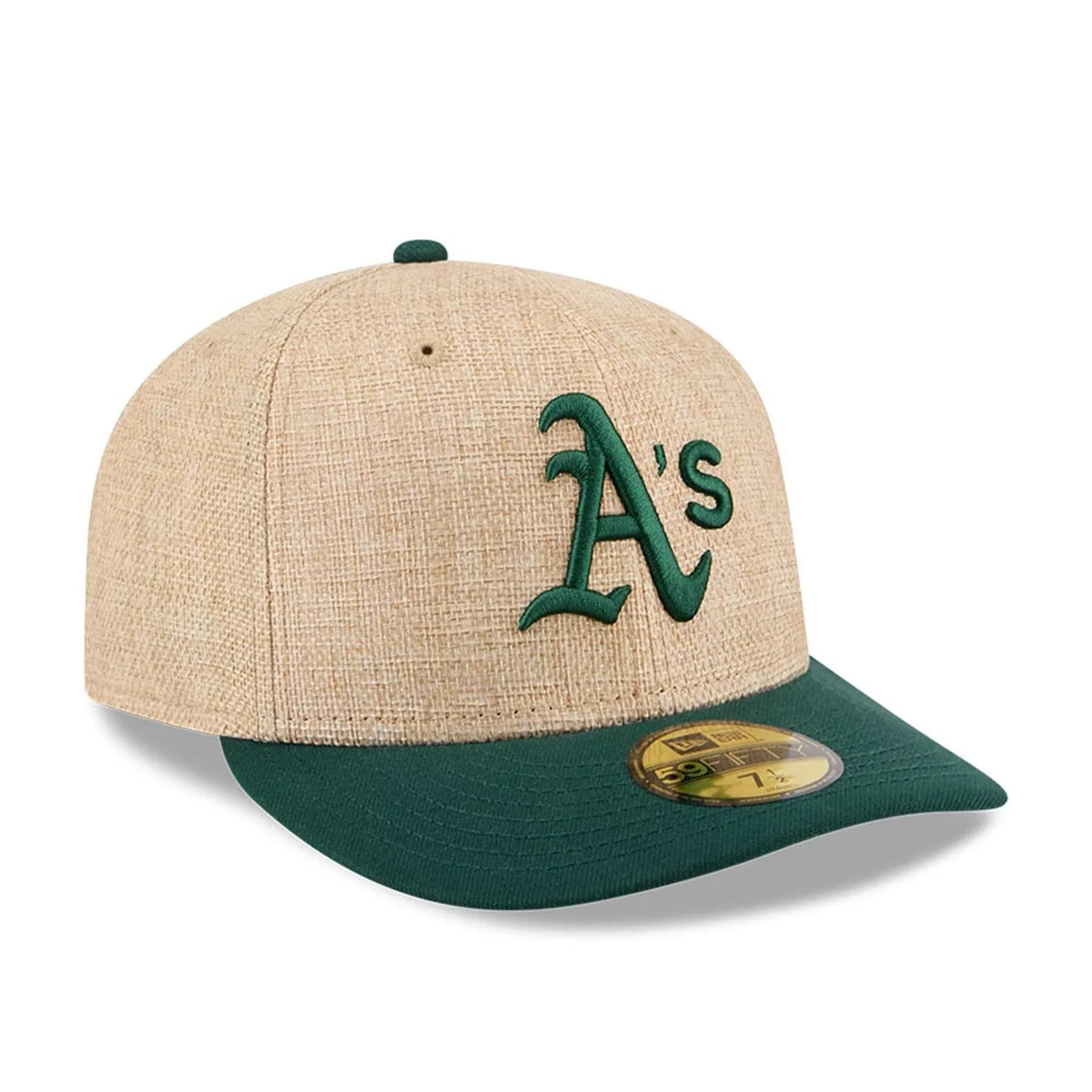 Athletics MLB Twine Beige 59FIFTY Fitted Cap - Image 4