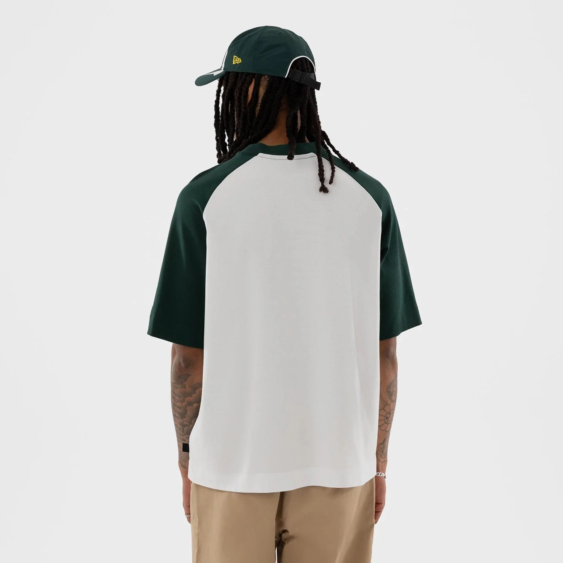 Athletics MLB White Boxy T-Shirt - Image 2