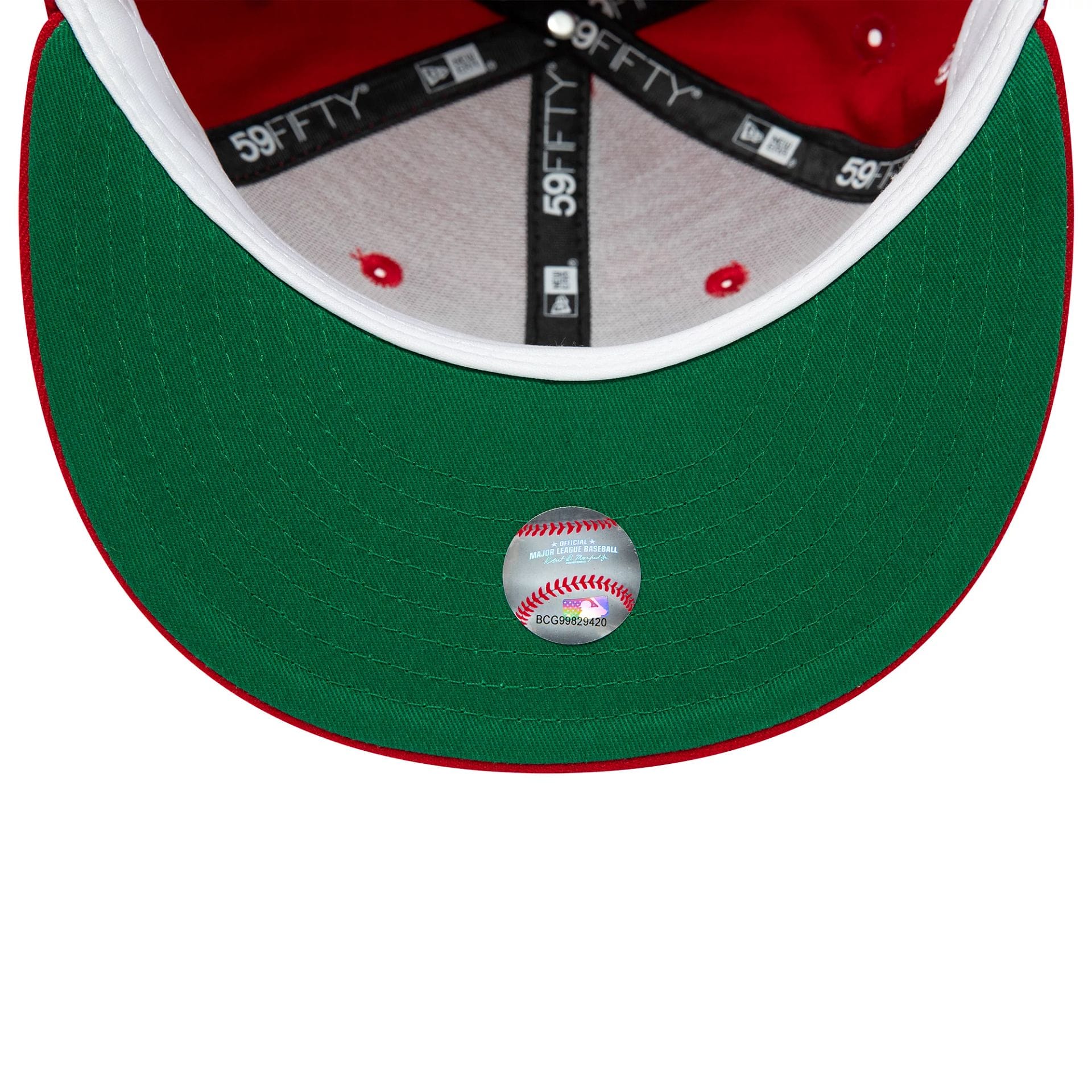 Athletics MLB World Series 1989 Red 59FIFTY Fitted Cap - Image 2