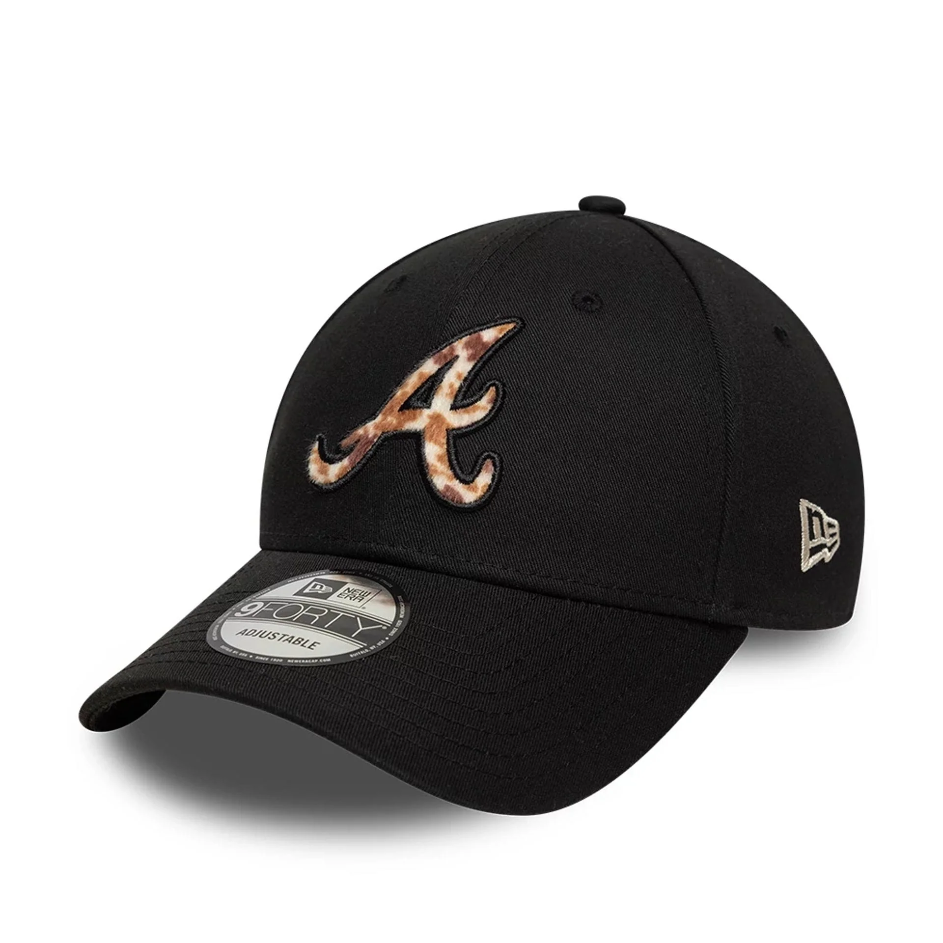 Atlanta Braves Animal Print Black 9FORTY Adjustable Cap