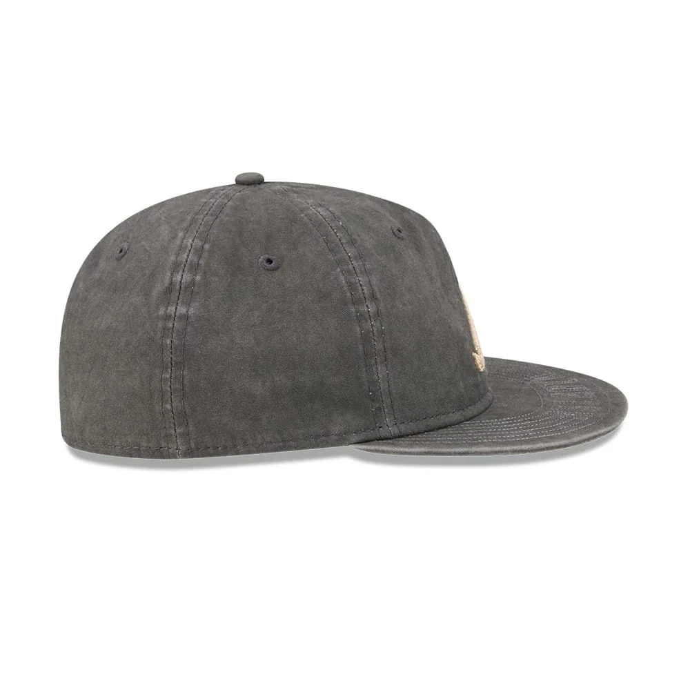 Atlanta Braves MLB 59FIFTY Day Black Retro Crown 59FIFTY Fitted Cap - Image 7