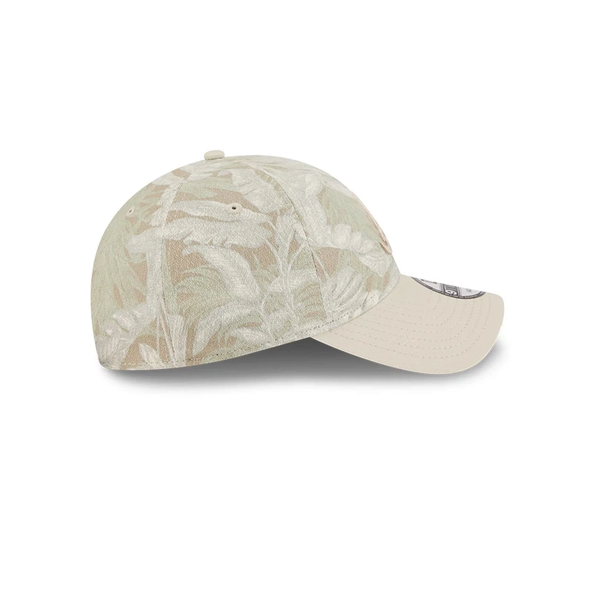 Atlanta Braves MLB Leafy Palm Light Beige 9TWENTY Adjustable Cap - Image 6