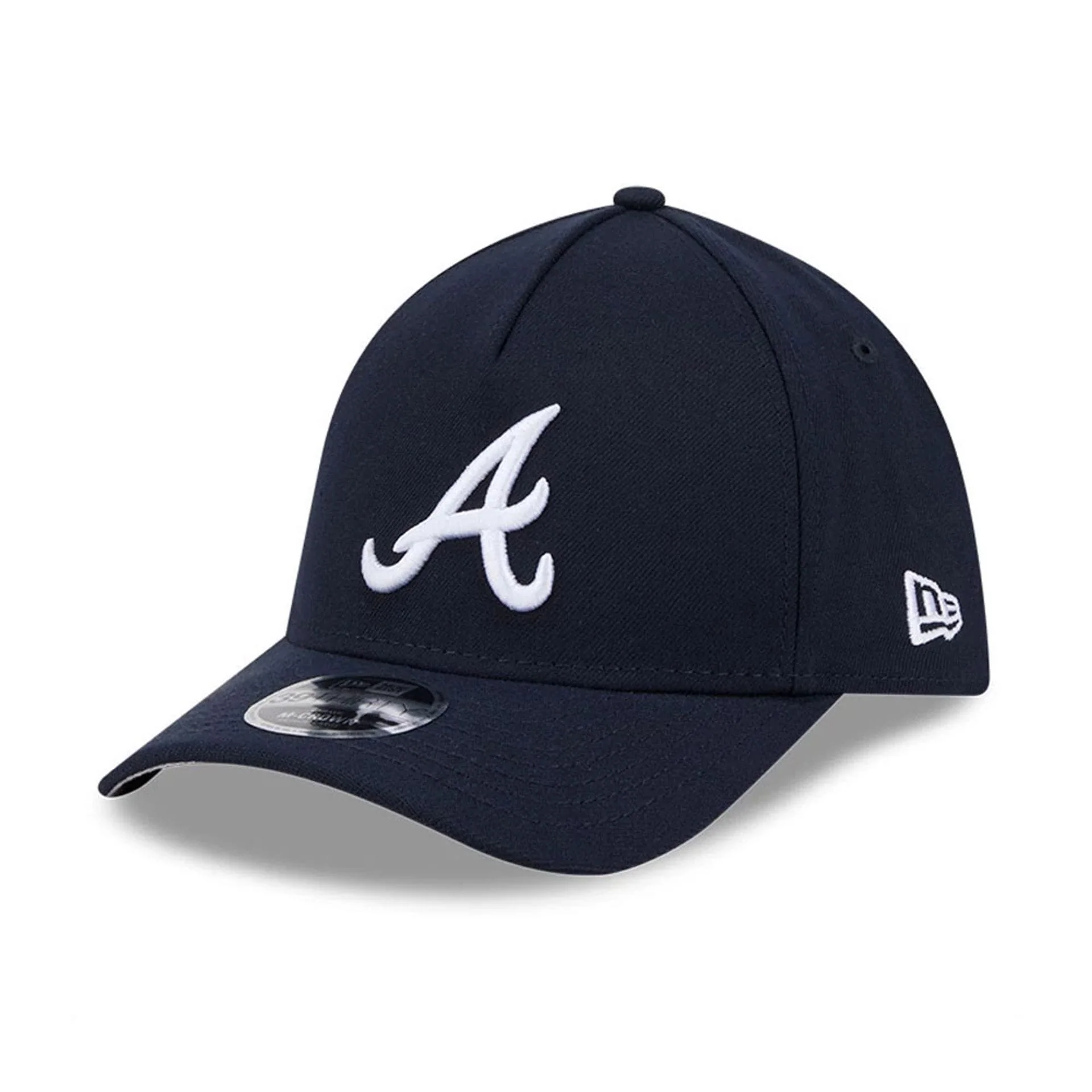 Atlanta Braves MLB Navy 39THIRTY M-Crown A-Frame Stretch Fit Cap