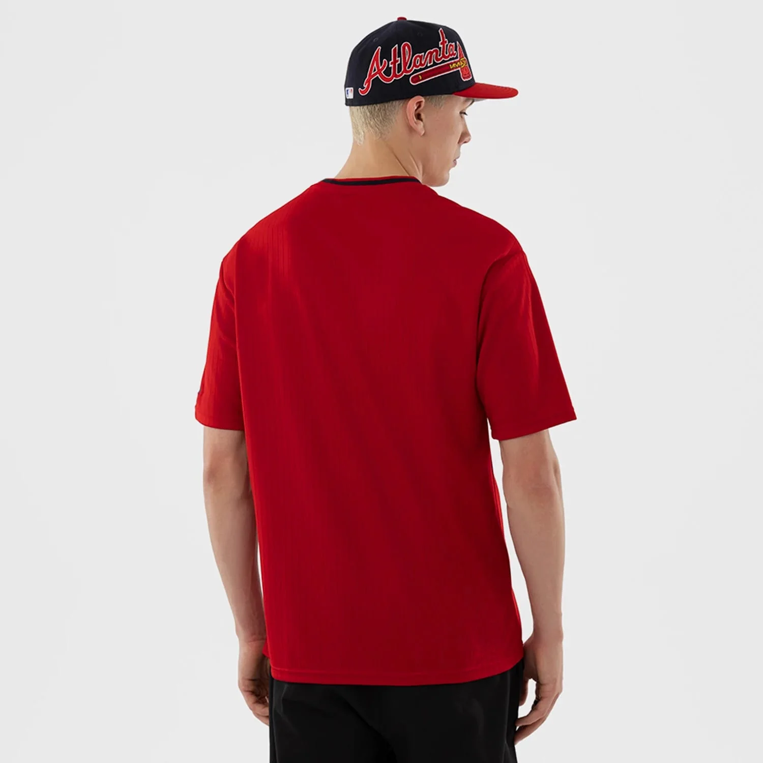 Atlanta Braves MLB Red Oversized T-Shirt - Image 2