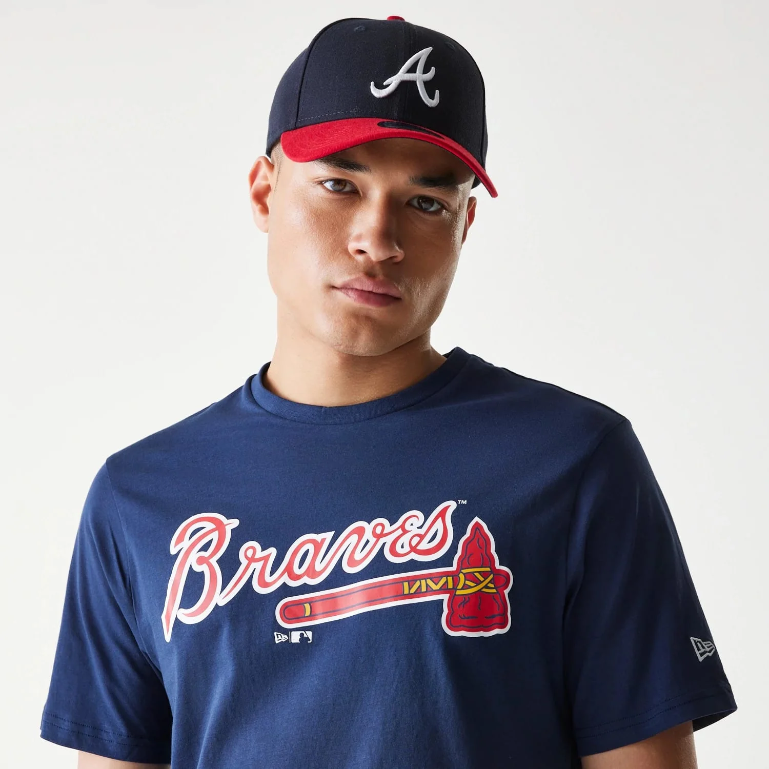 Atlanta Braves MLB Regular Dark Blue T-Shirt - Image 3