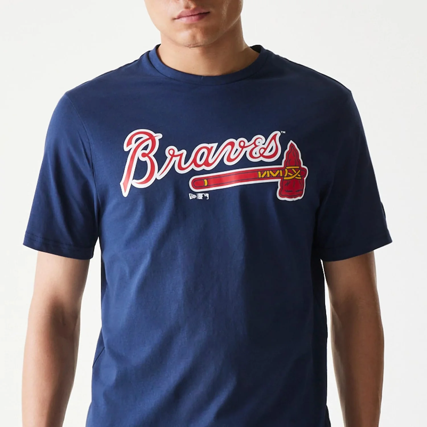 Atlanta Braves MLB Regular Dark Blue T-Shirt - Image 4