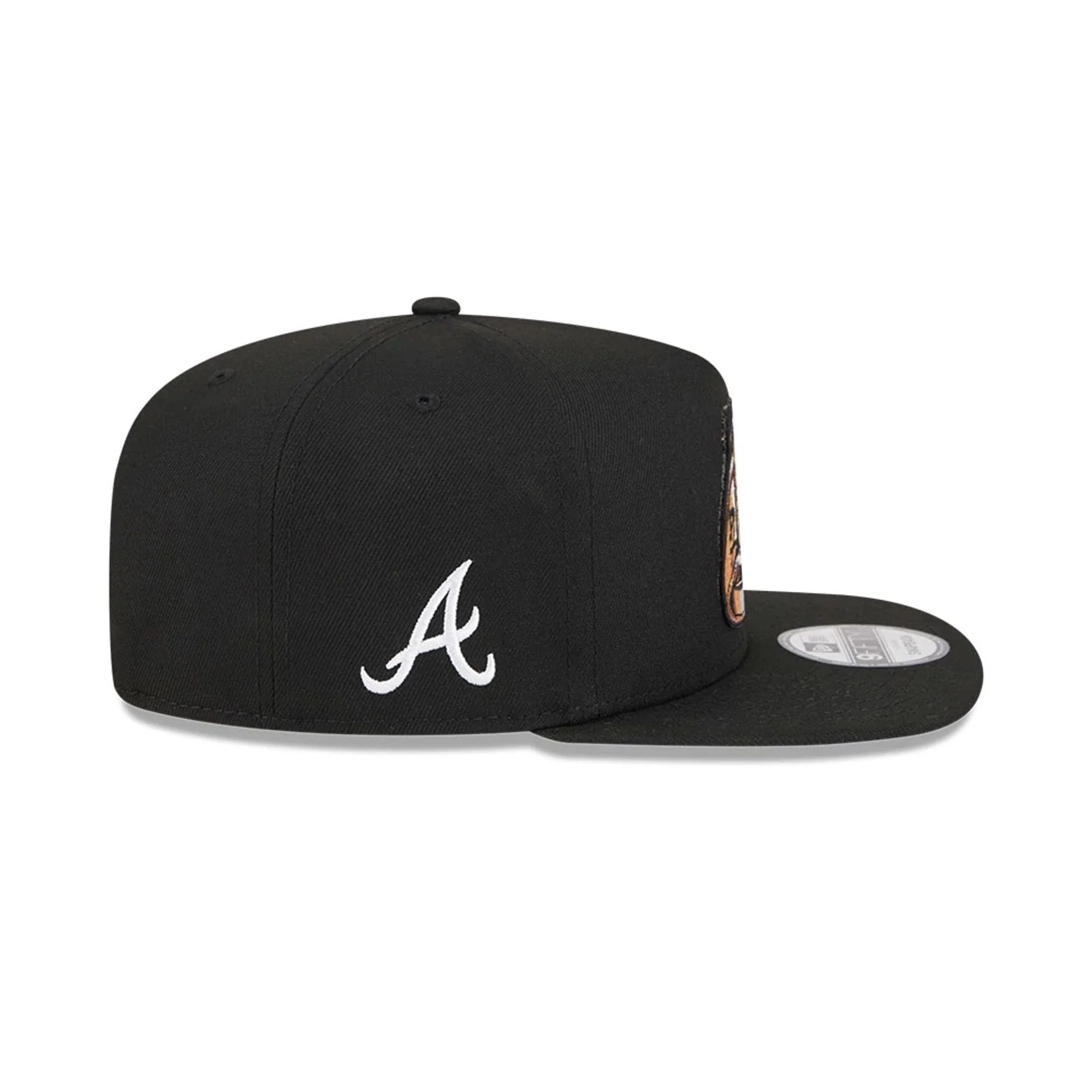 Atlanta Braves MLB Ring Black 9FIFTY A-Frame Snapback Adjustable Cap - Image 5