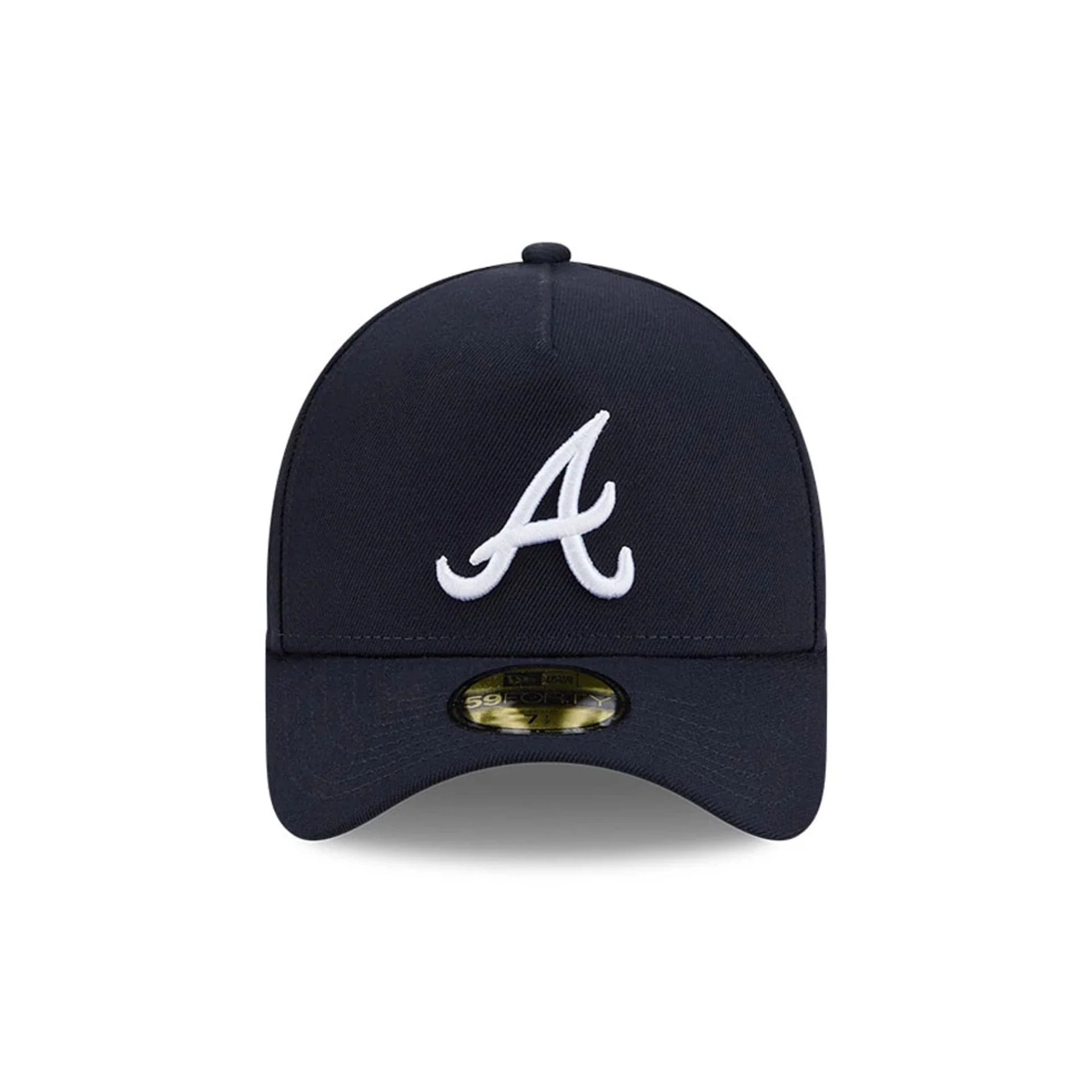 Atlanta Braves MLB Team Side Navy 59FORTY A-Frame Fitted Cap - Image 3