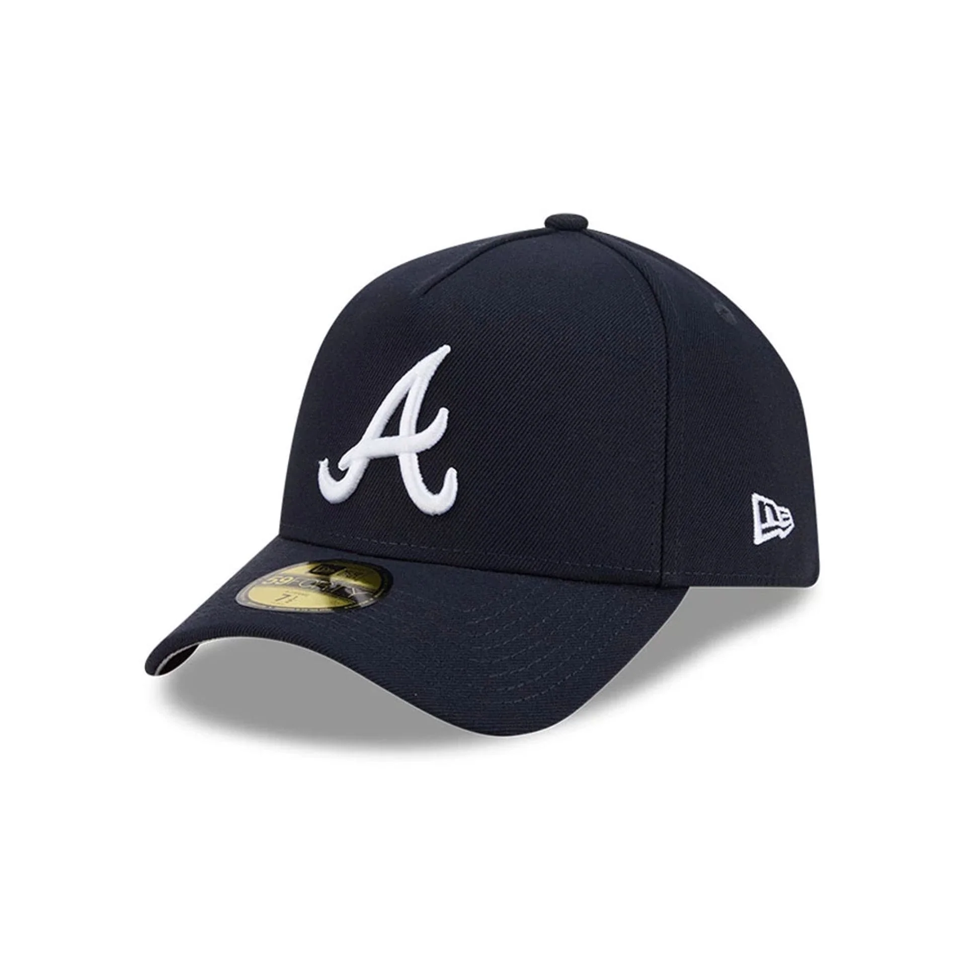 Atlanta Braves MLB Team Side Navy 59FORTY A-Frame Fitted Cap - Image 4