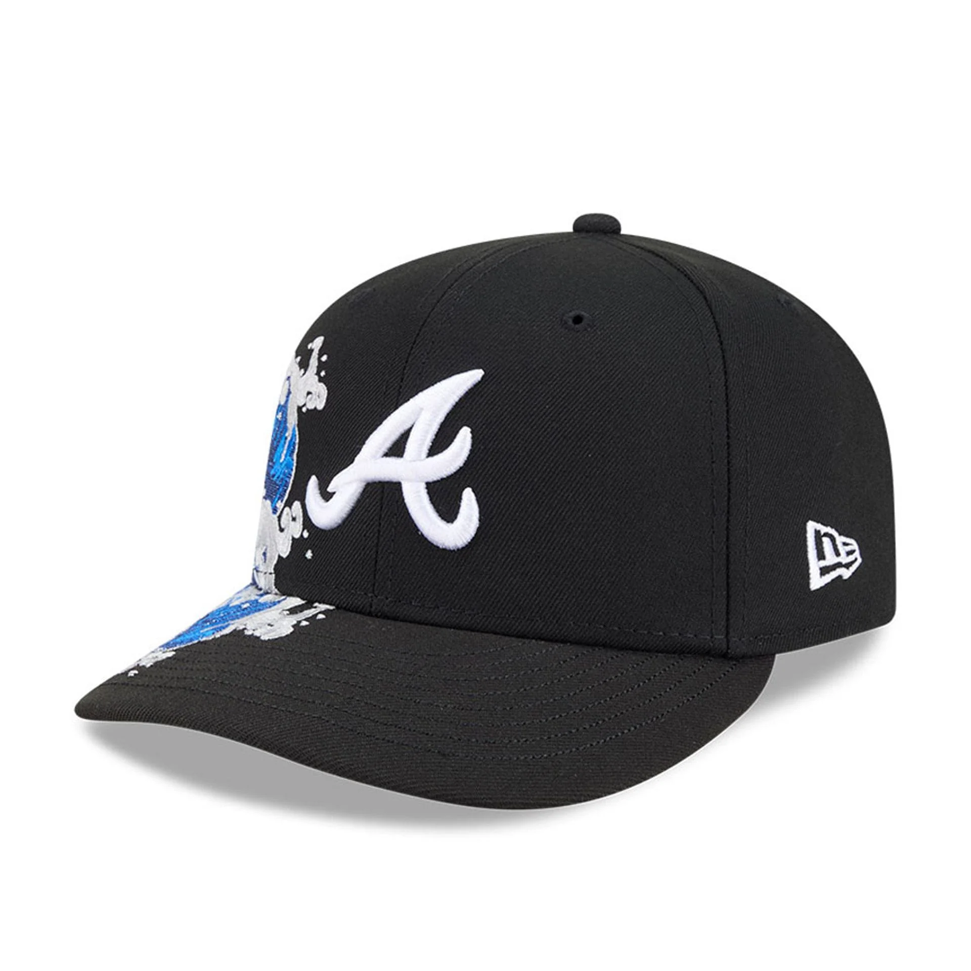 Atlanta Braves MLB Vissurf Black 9FIFTY Snapback Adjustable Cap - Image 4
