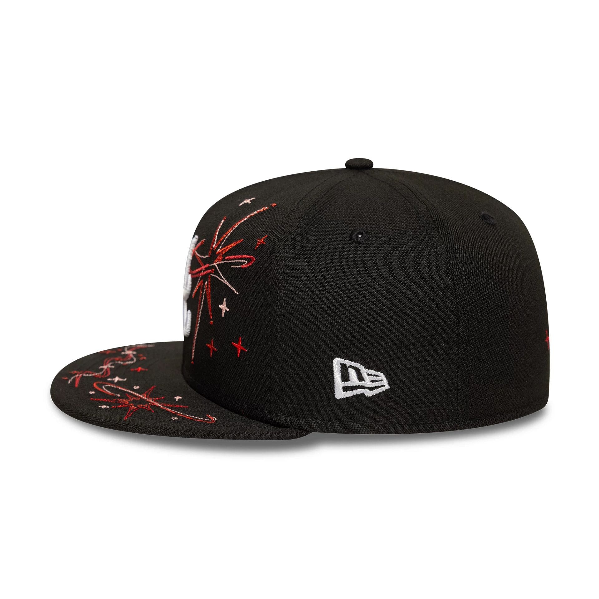 Atlanta Braves MLB Zodiac Black 59FIFTY Fitted Cap - Image 4