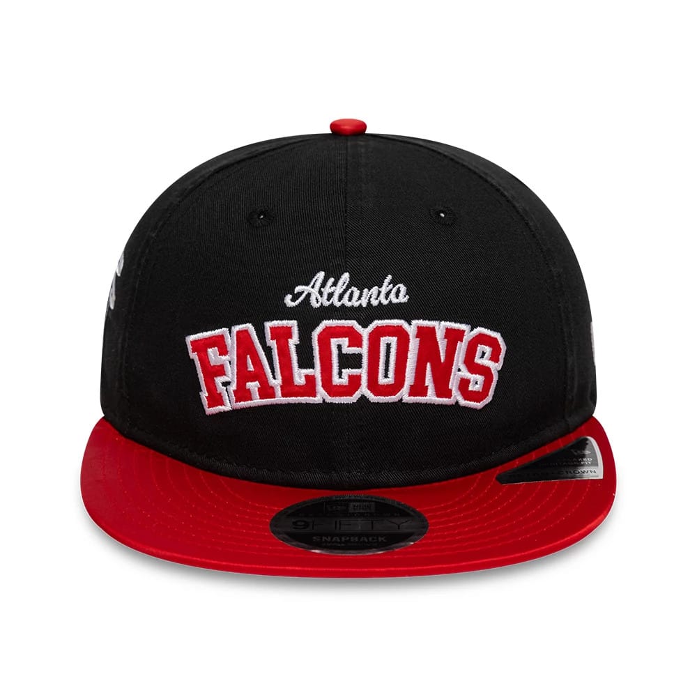 Atlanta Falcons NFL Historic Black Retro Crown 9FIFTY Adjustable Cap - Image 2