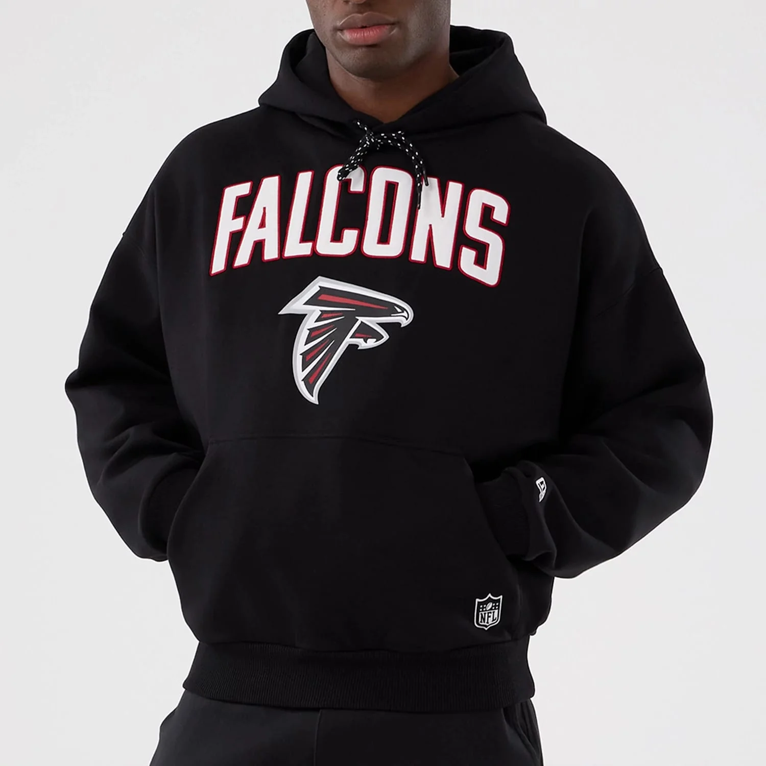 Atlanta Falcons NFL International Series Games 2025 Black Premium Pullover Hoodie - Image 7