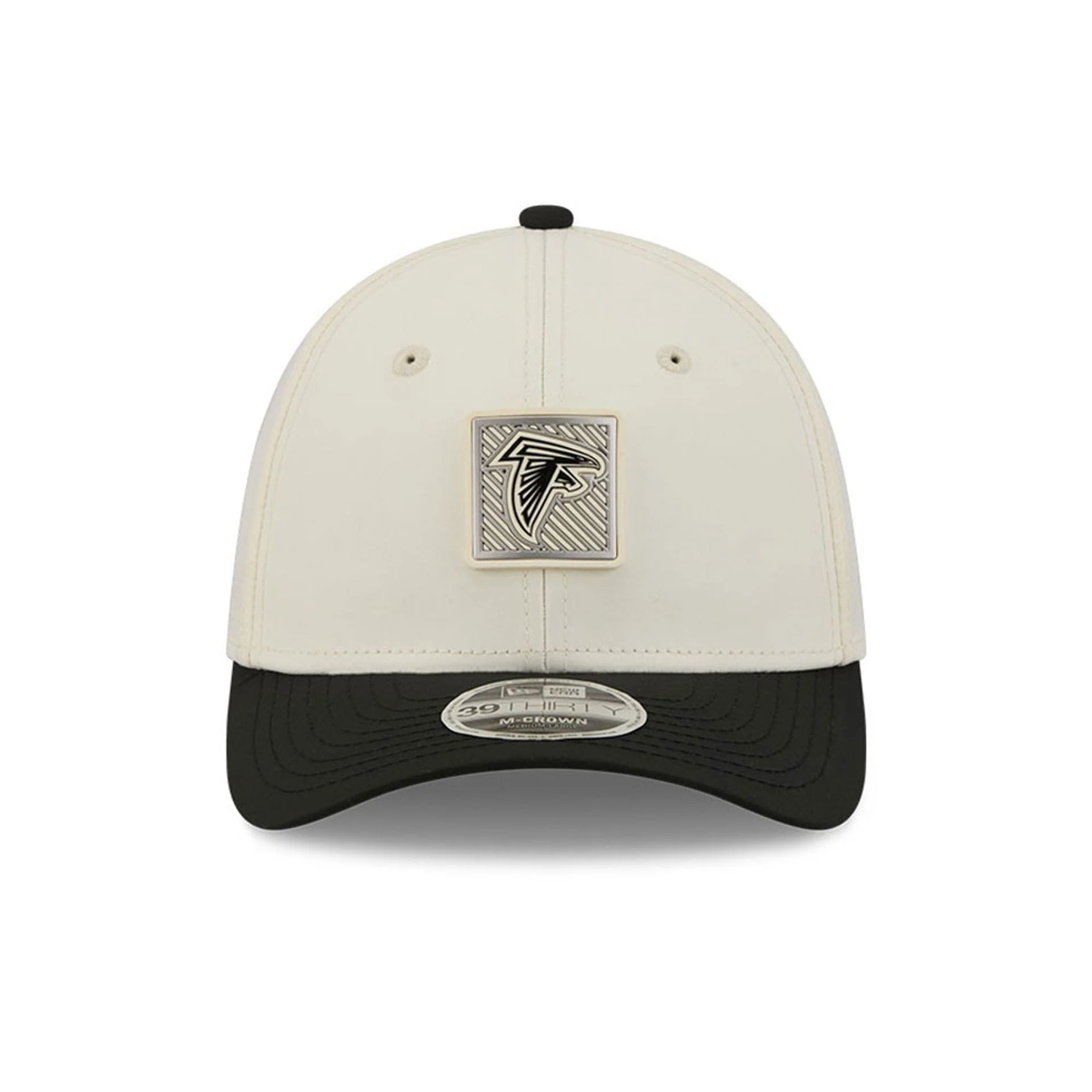 Atlanta Falcons NFL Training 2026 White 39THIRTY M-Crown Stretch Fit Cap - Image 2