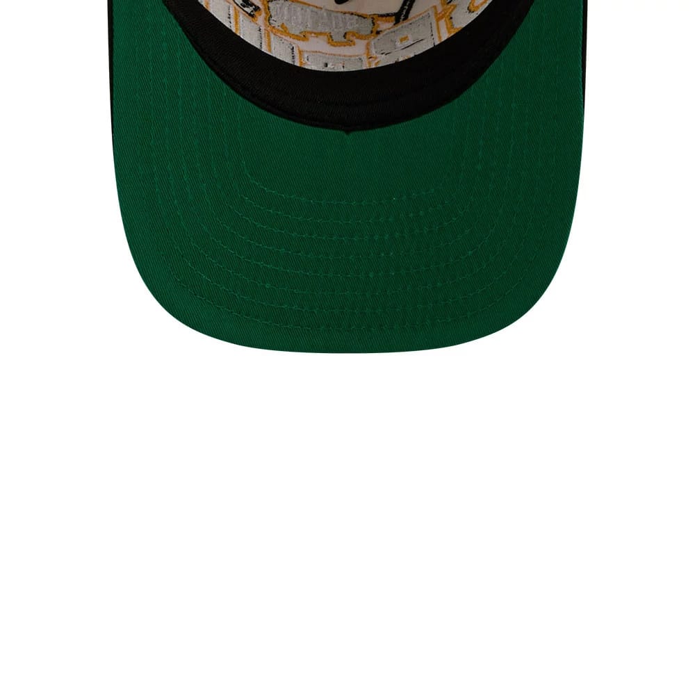 Boston Bruins NHL Classic White 9FIFTY A-Frame Snapback Adjustable Cap - Image 2
