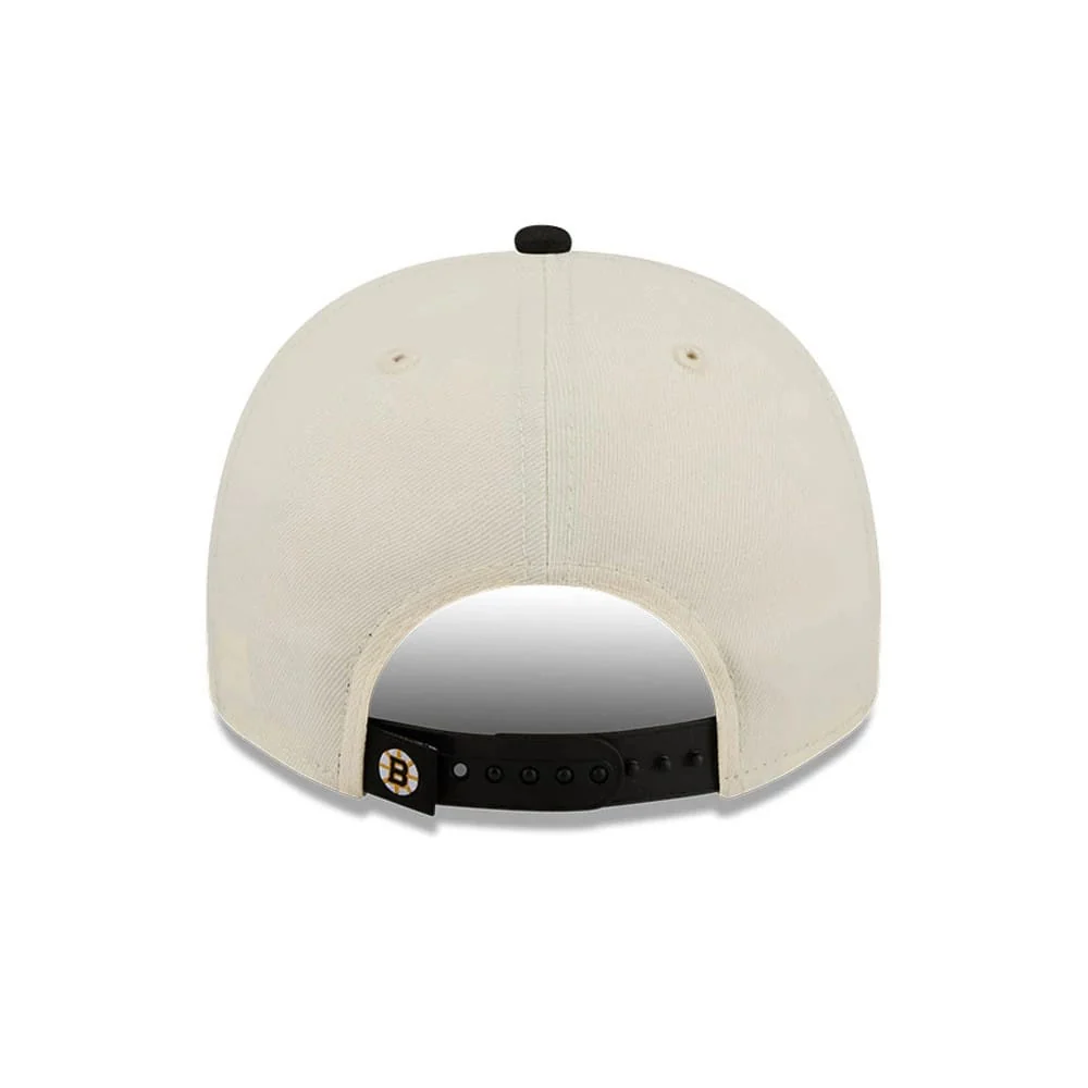 Boston Bruins NHL Classic White 9FIFTY A-Frame Snapback Adjustable Cap - Image 7
