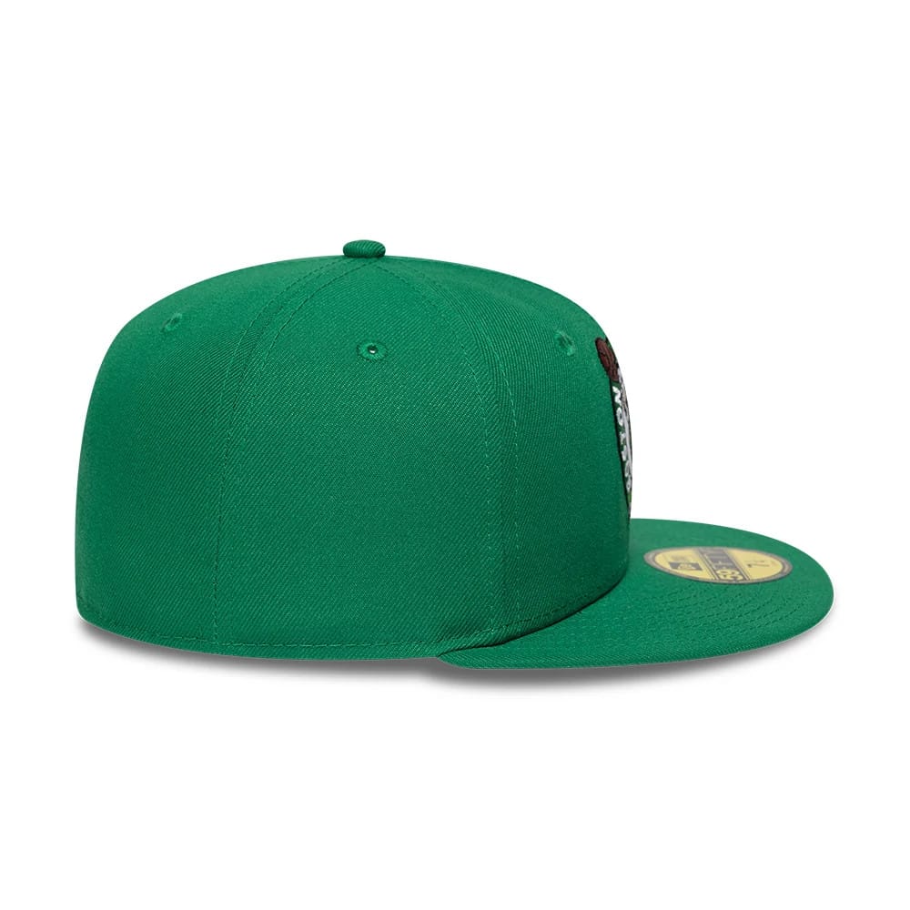 Boston Celtics NBA Basic Green 59FIFTY Fitted Cap - Image 5