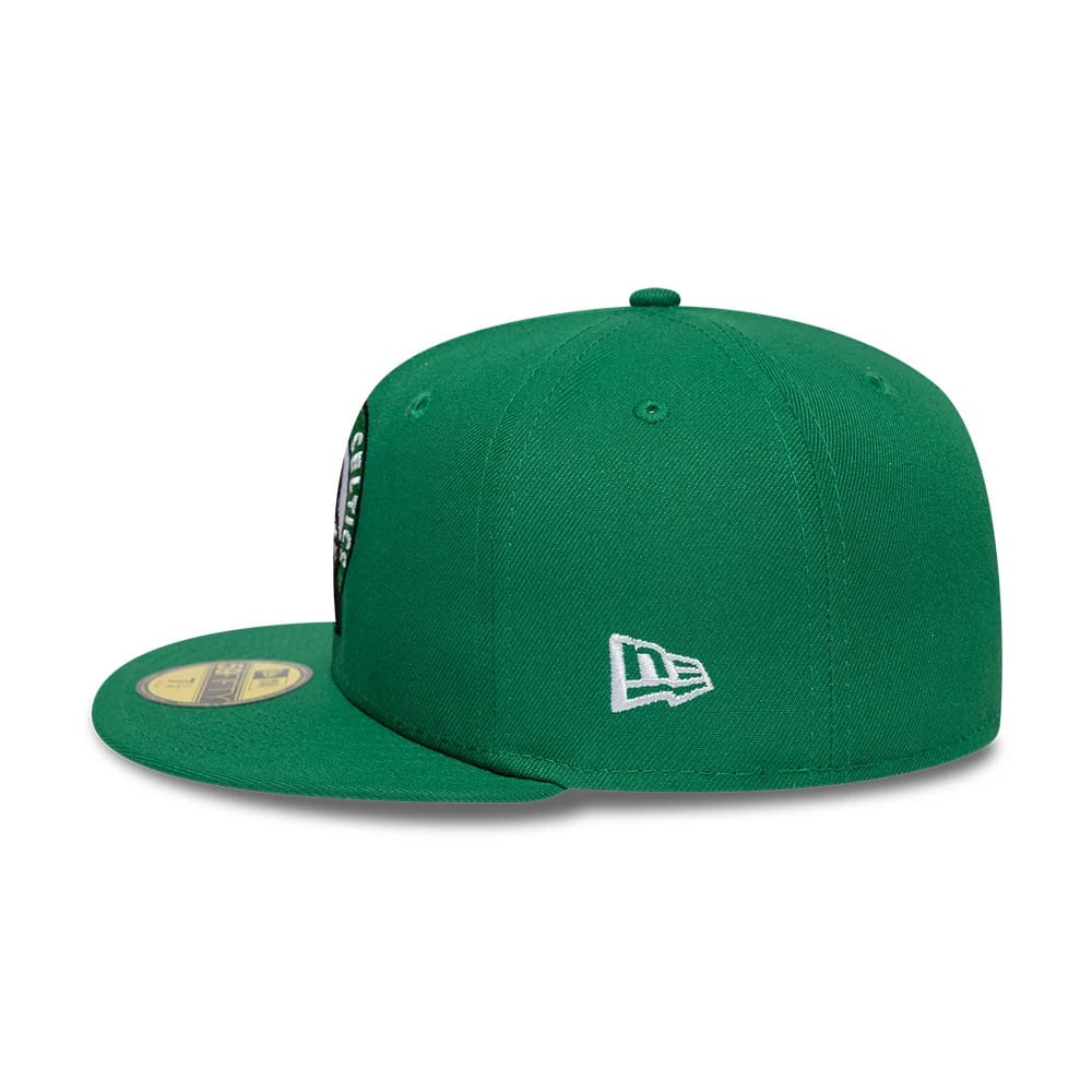 Boston Celtics NBA Basic Green 59FIFTY Fitted Cap - Image 7