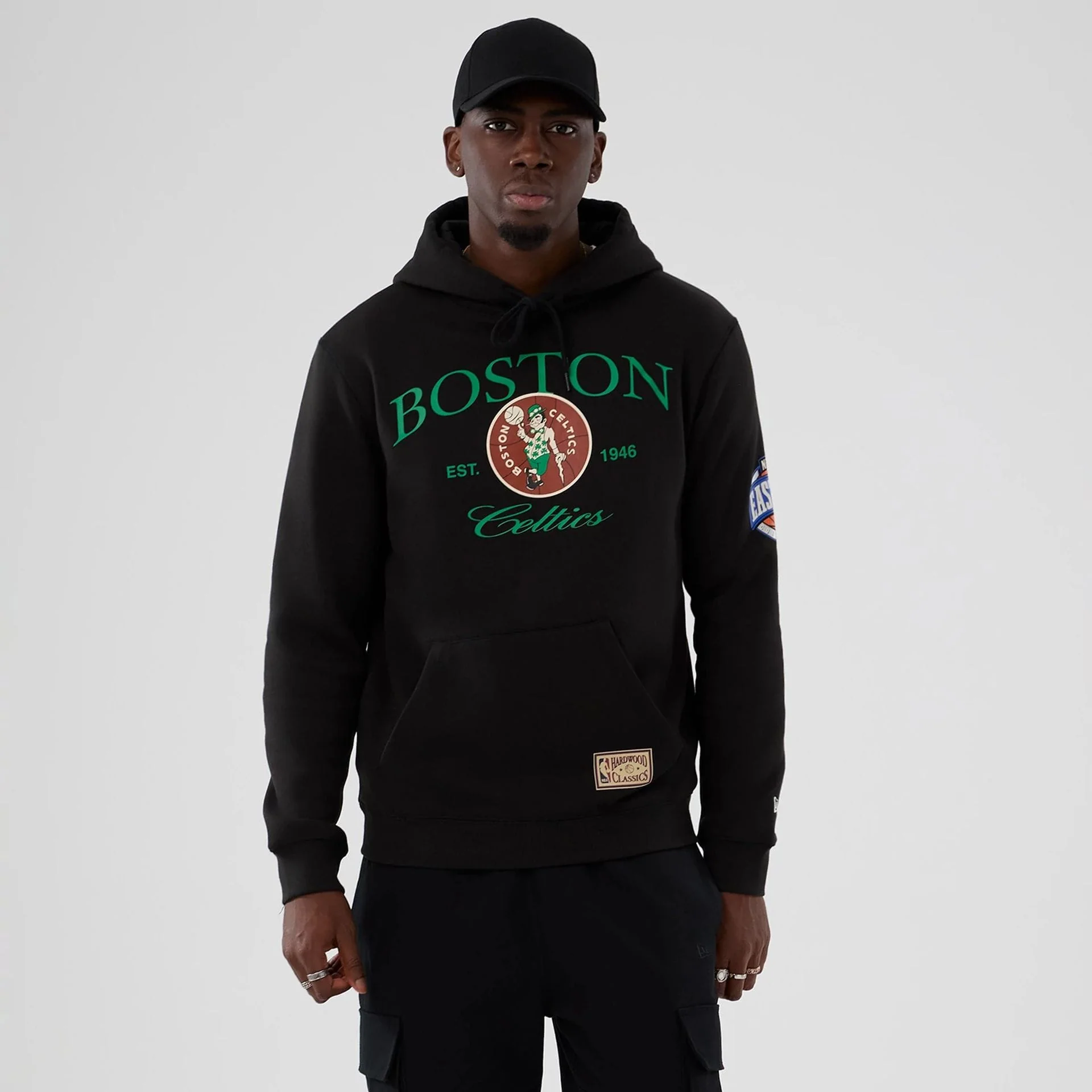 Boston Celtics NBA Hardwood Classic Black Pullover Hoodie