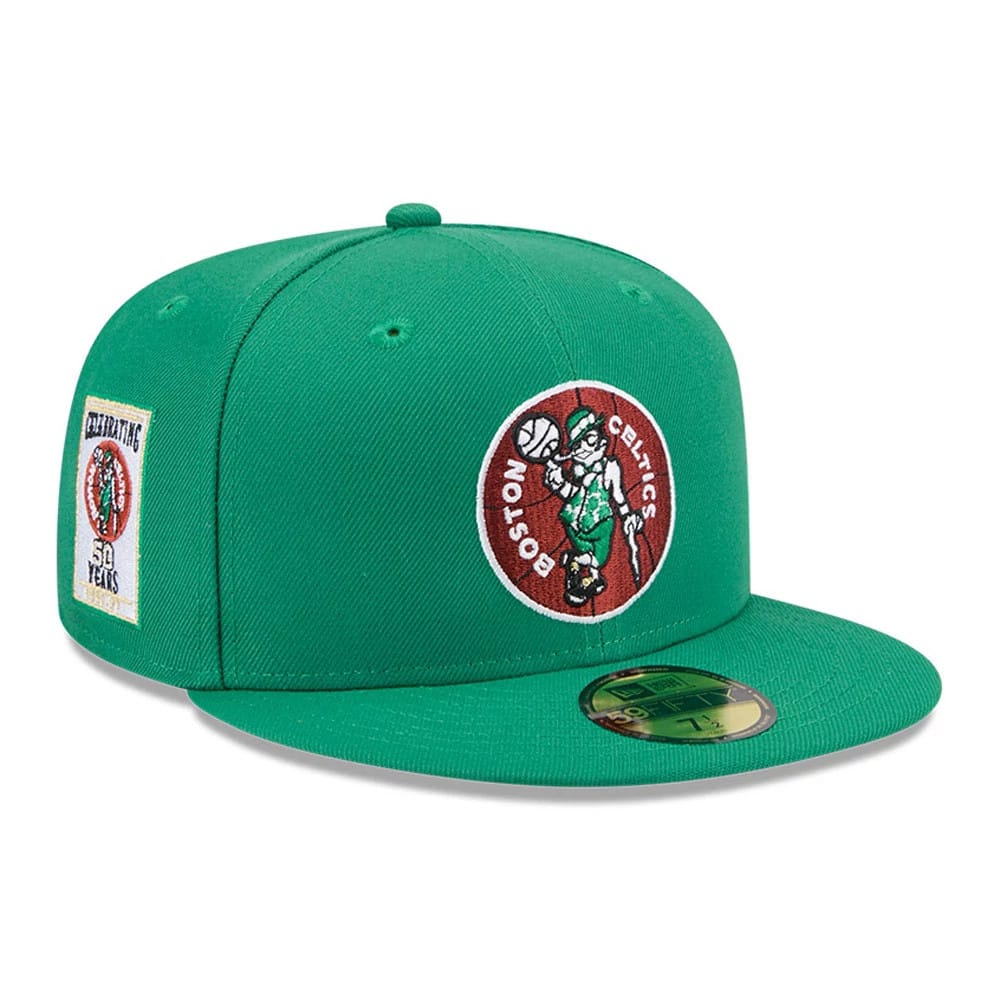 Boston Celtics NBA Hardwood Classic Green 59FIFTY Fitted Cap