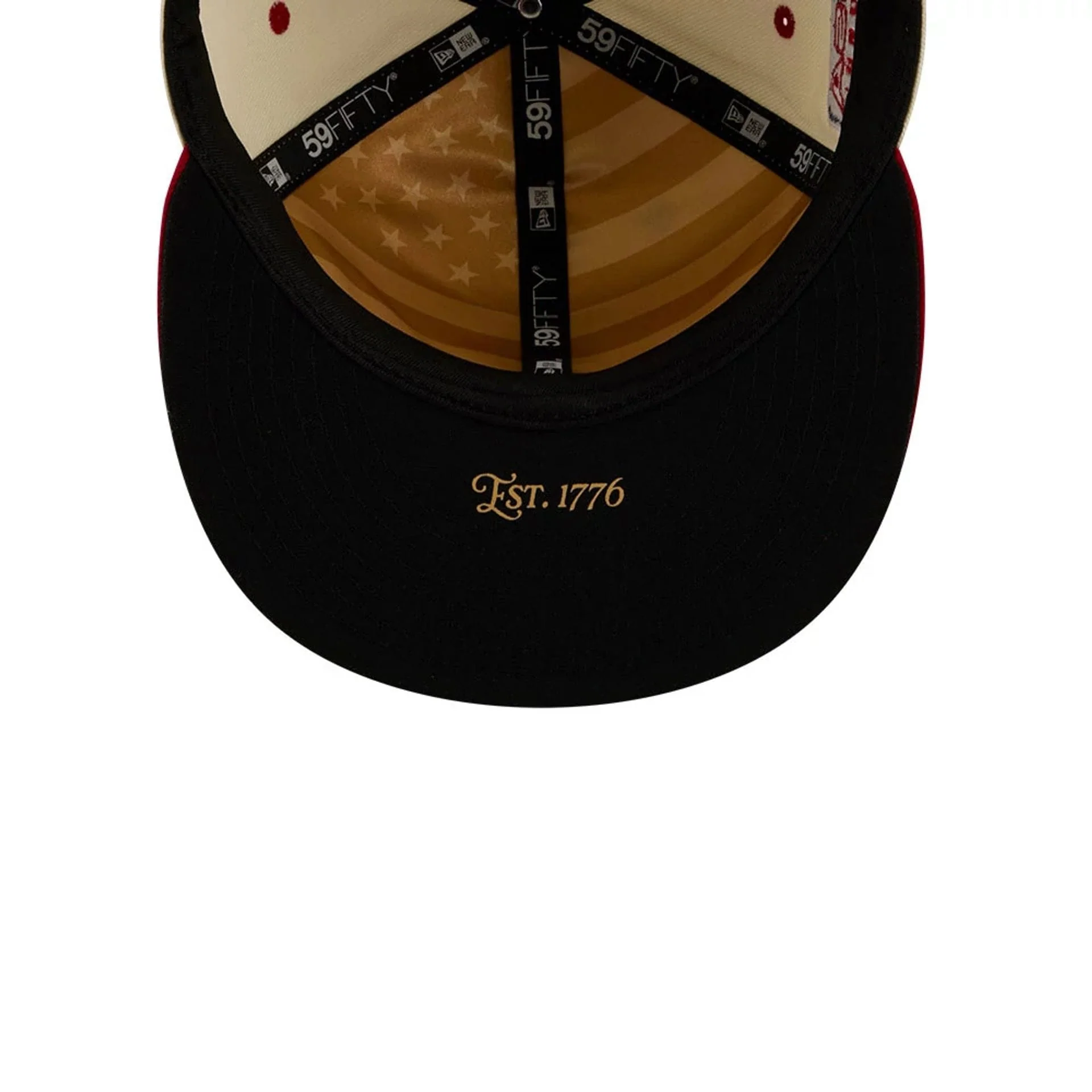 Boston Red Sox MLB 4th Of July 2026 Cream 59FIFTY Fitted Cap - Image 2
