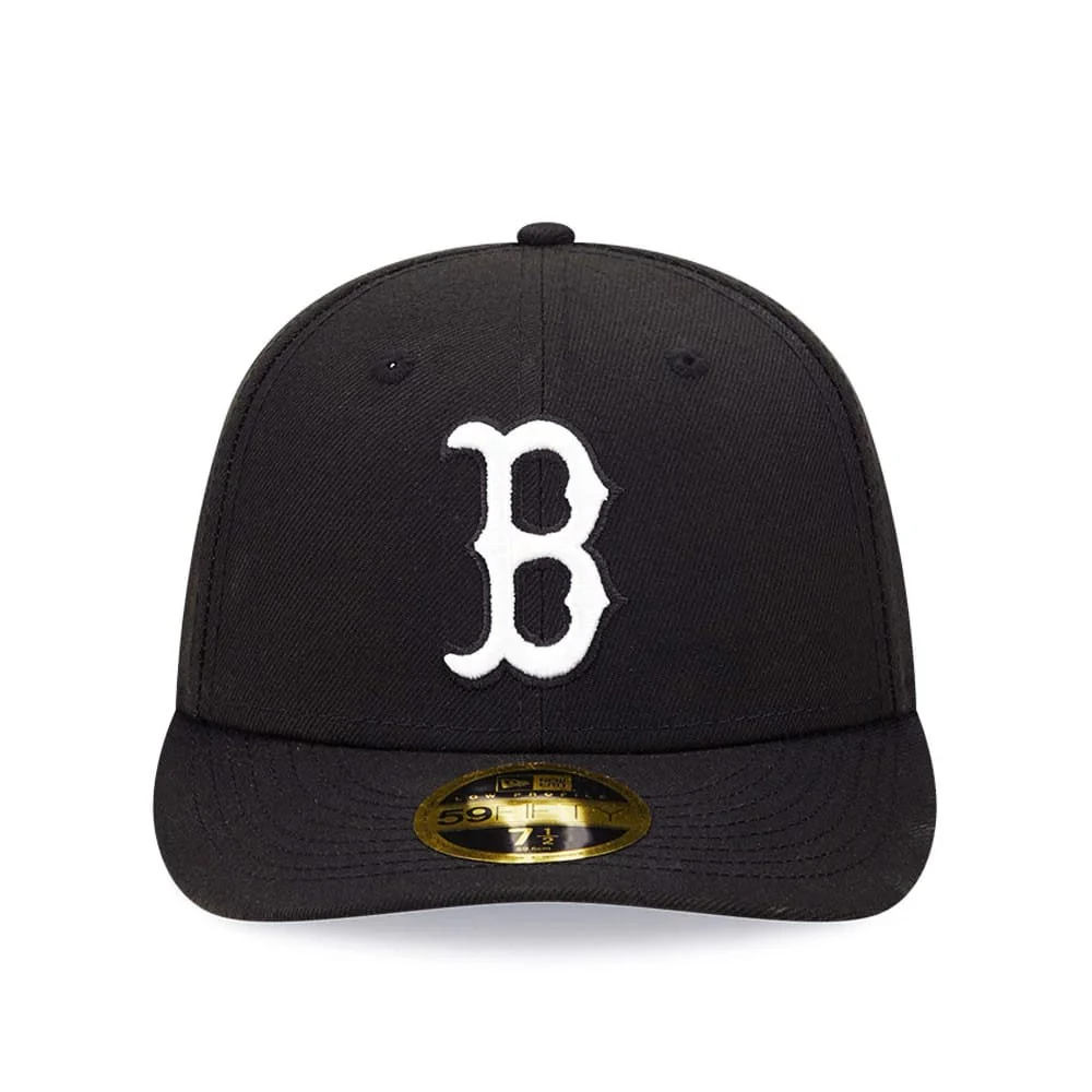 Boston Red Sox MLB Black Low Profile 59FIFTY Fitted Cap - Image 3