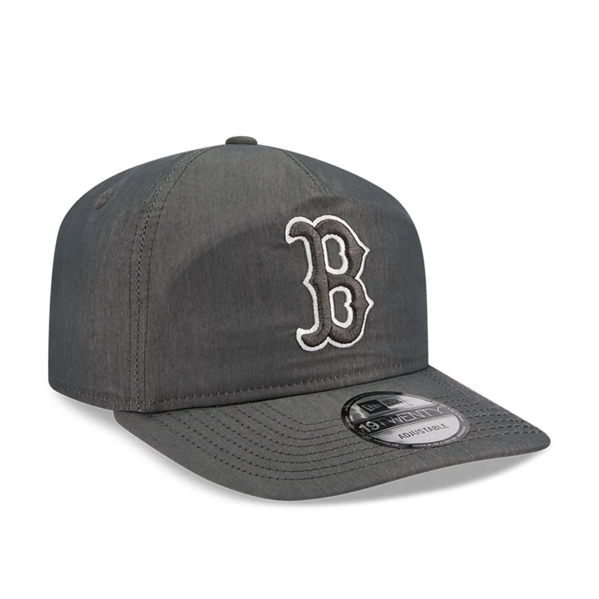 Boston Red Sox MLB Nylon Open Grey 19TWENTY Adjustable Cap - Image 4