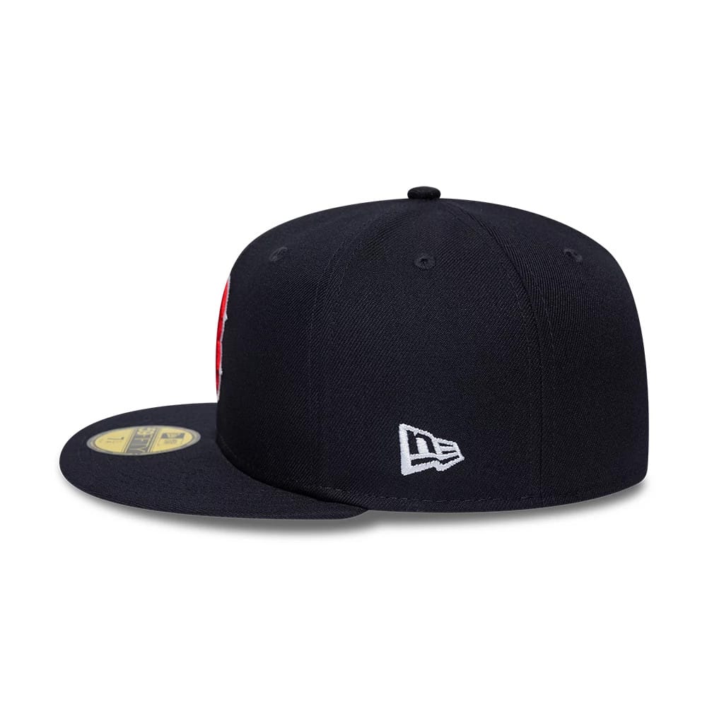 Boston Red Sox MLB Sidepatch Satin Lined Navy 59FIFTY Fitted Cap - Image 6