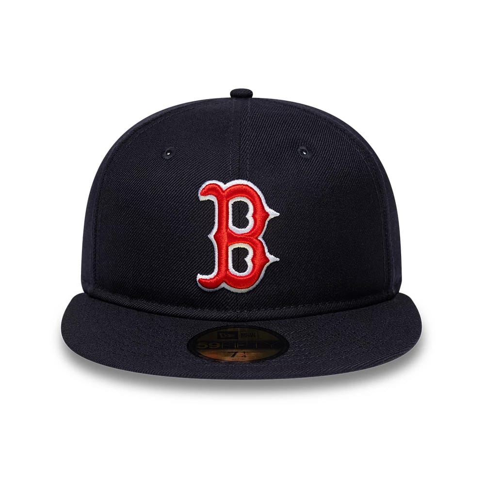 Boston Red Sox MLB Soft Buckram Navy 59FIFTY Fitted Cap - Image 3