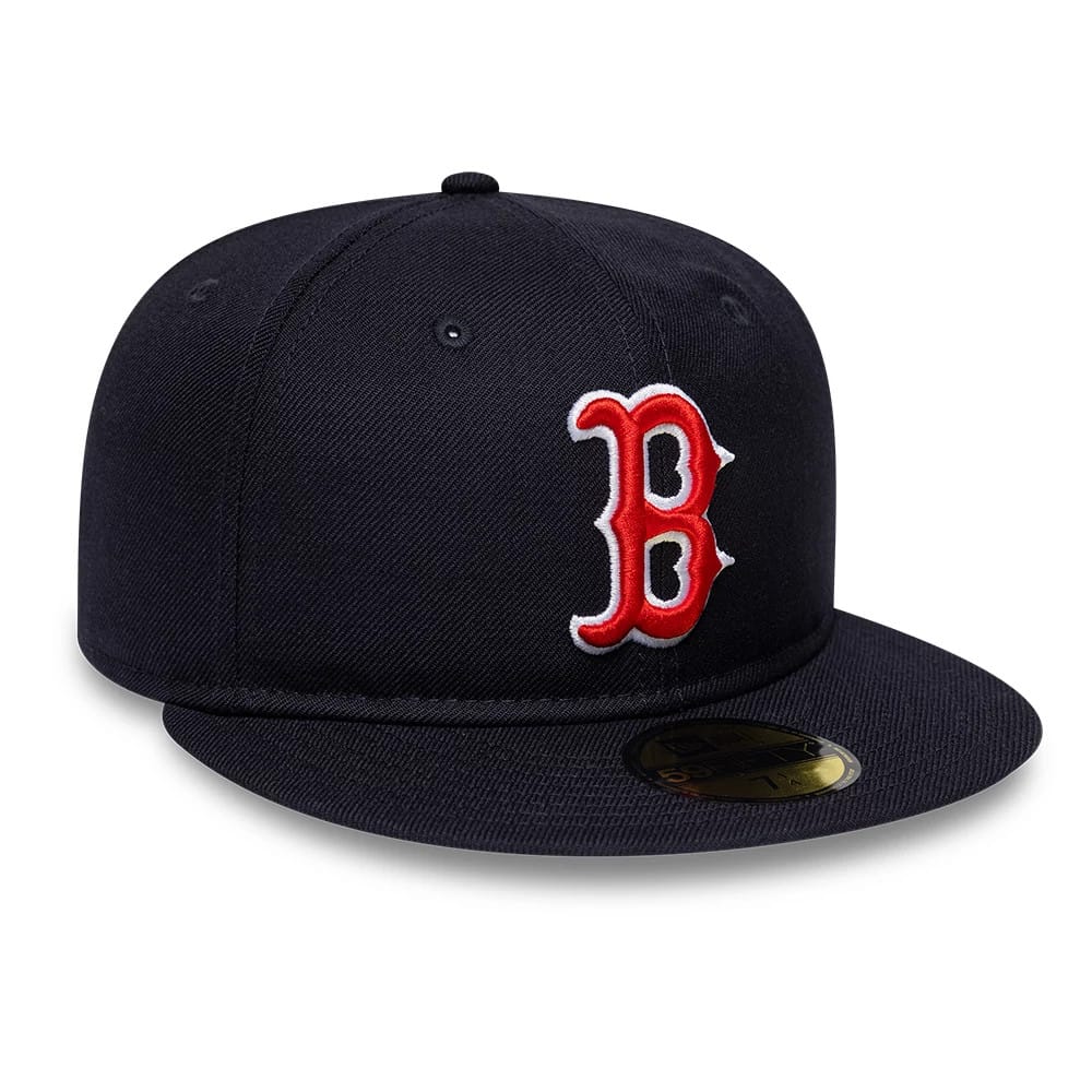Boston Red Sox MLB Soft Buckram Navy 59FIFTY Fitted Cap - Image 4