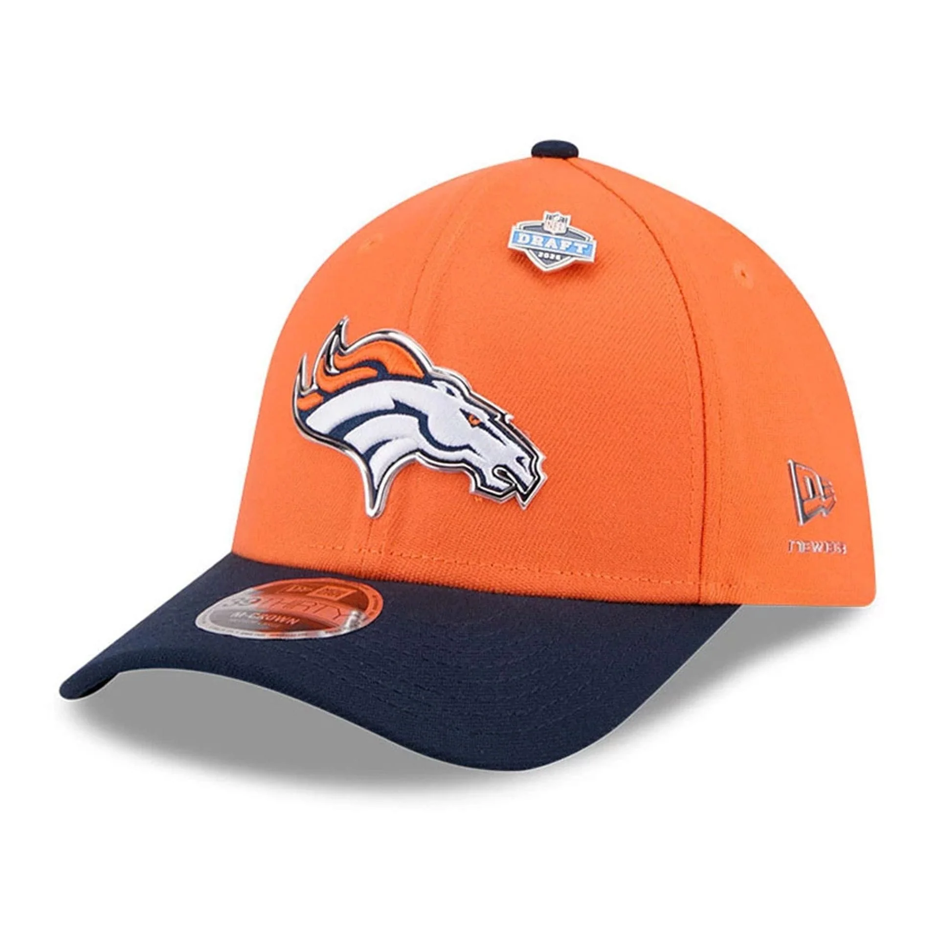 Broncos NFL Draft 2026 Orange 39THIRTY M-Crown Stretch Fit Cap